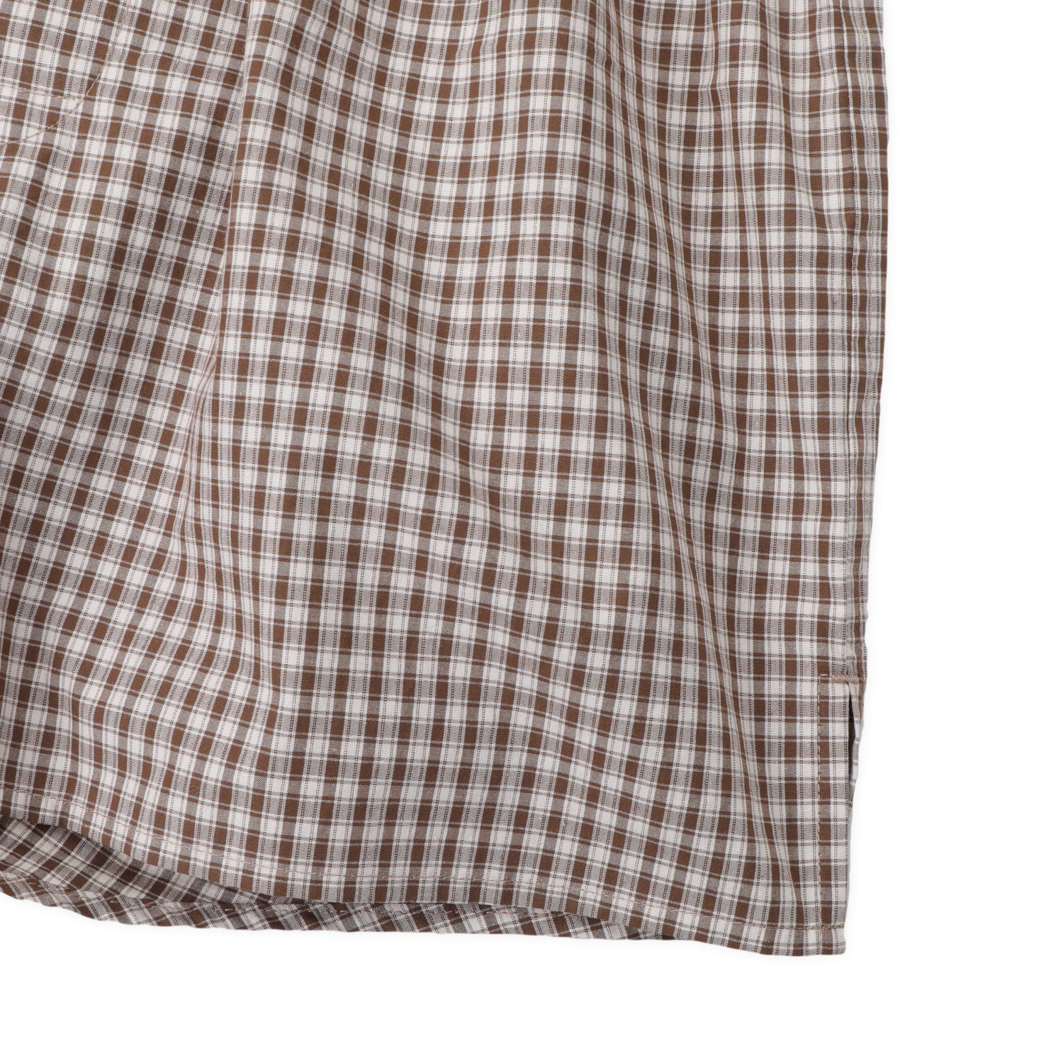 Pass~Port Workers Check Boxer Shorts - Brown - Image 3