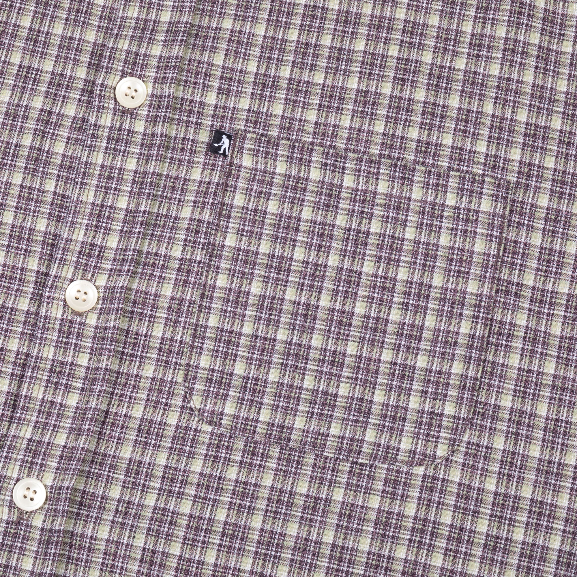 Pass~Port Workers Check Short-sleeve Shirt - Chocolate Mint - Image 2