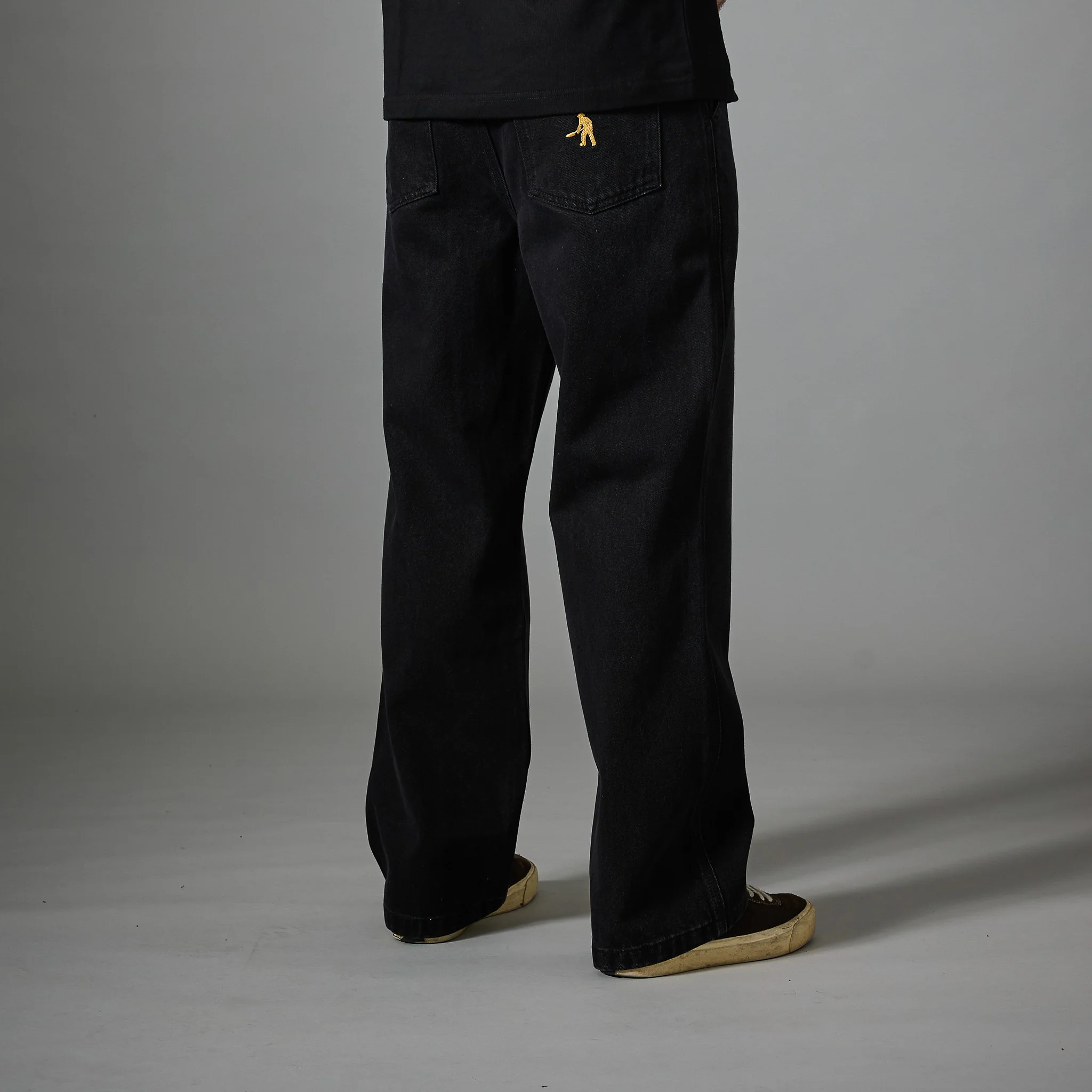 Pass~Port Workers Club Bootcut Jean - Faded Wash Black - Image 5