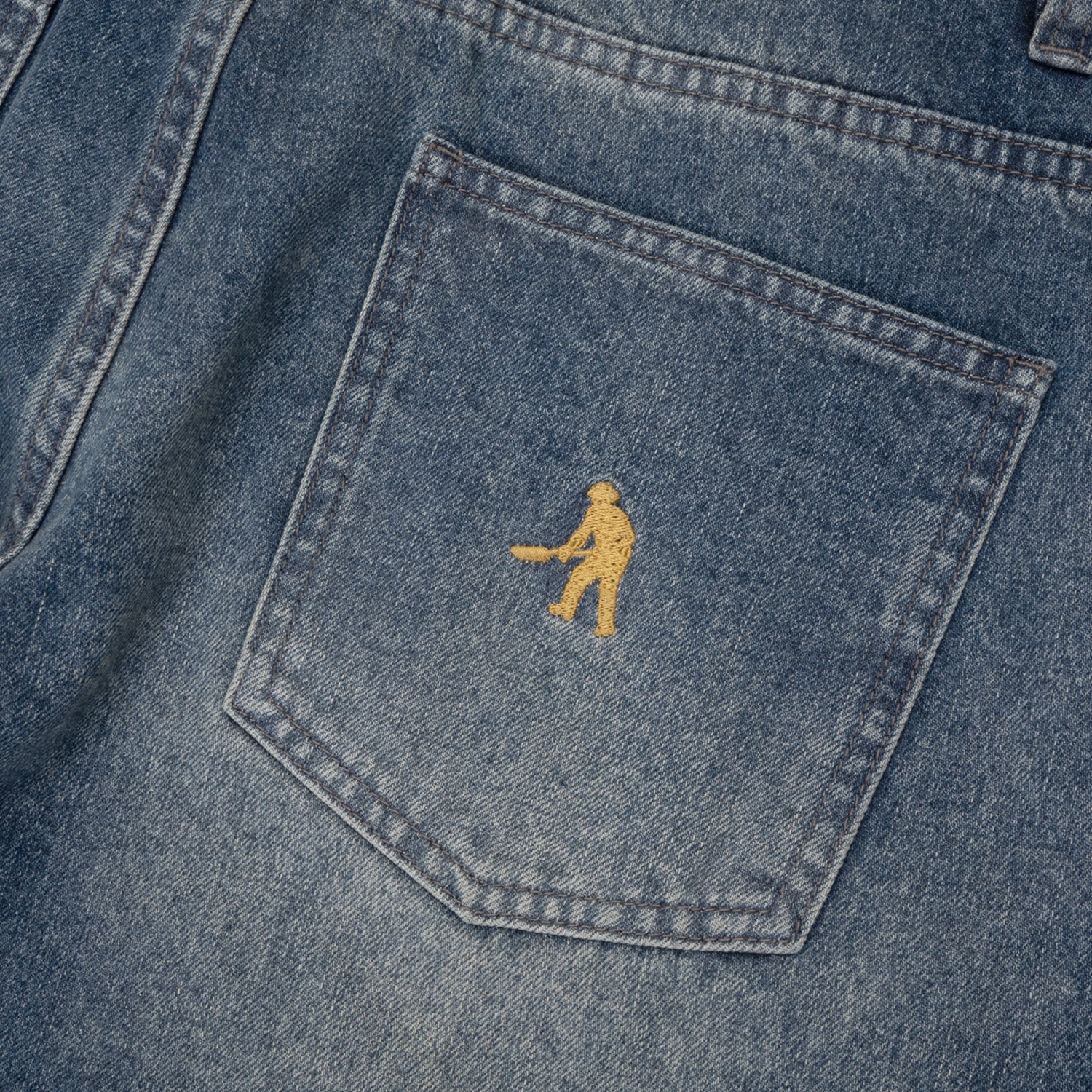 Pass~Port Workers Club Bootcut Jean - Faded Wash Indigo - Image 7
