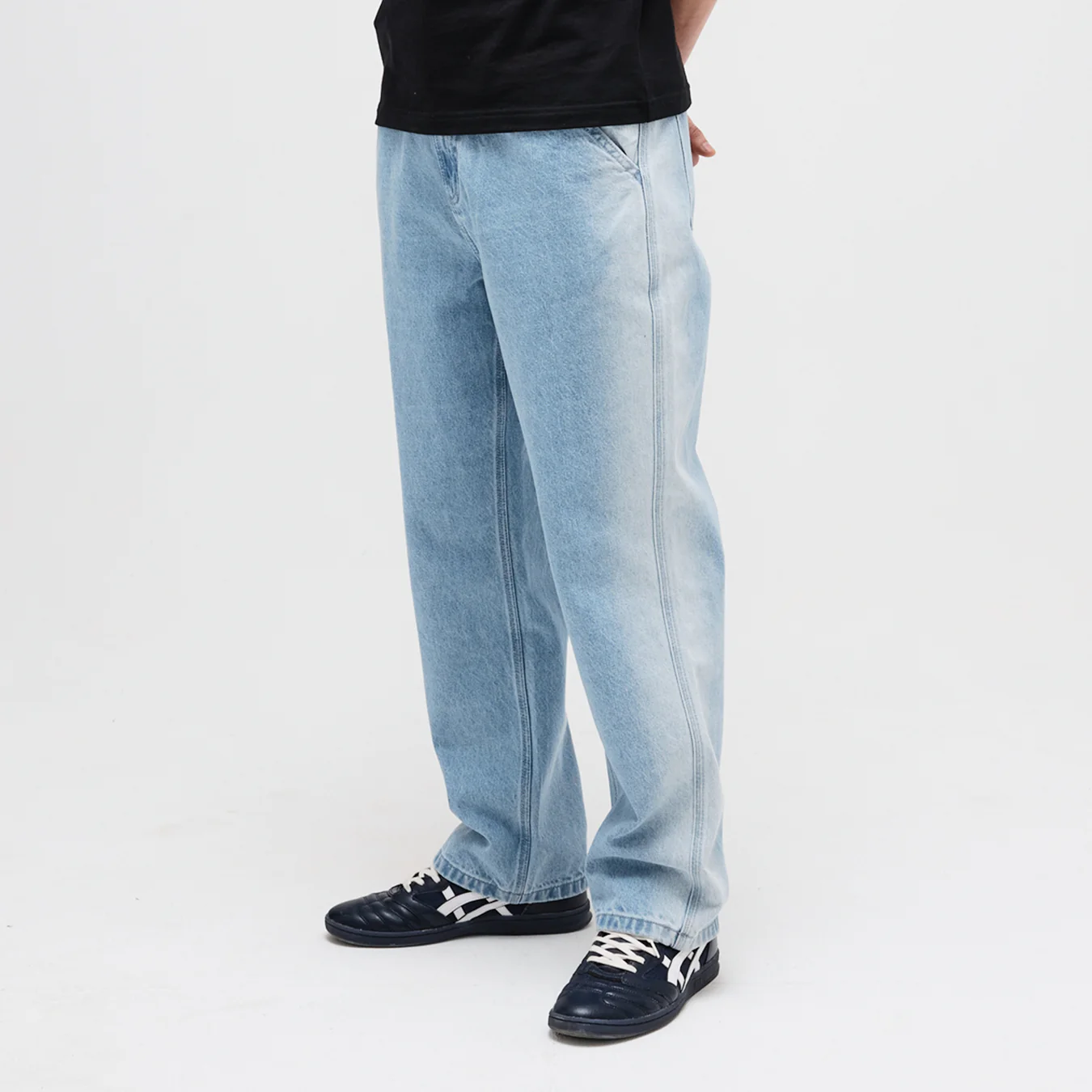 Pass~Port Workers Club Bootcut Jean - Light Indigo - Image 4