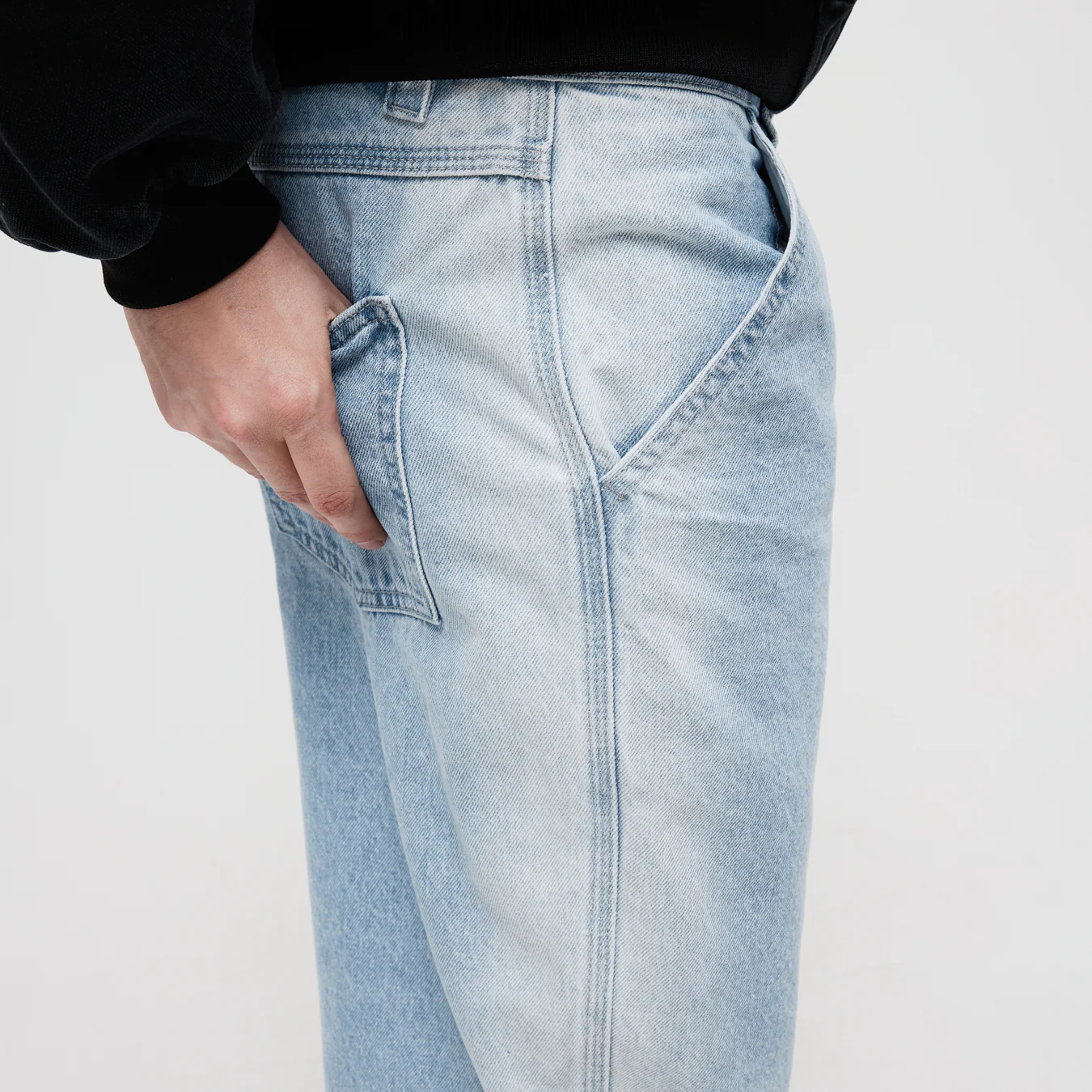 Pass~Port Workers Club Bootcut Jean - Light Indigo - Image 6