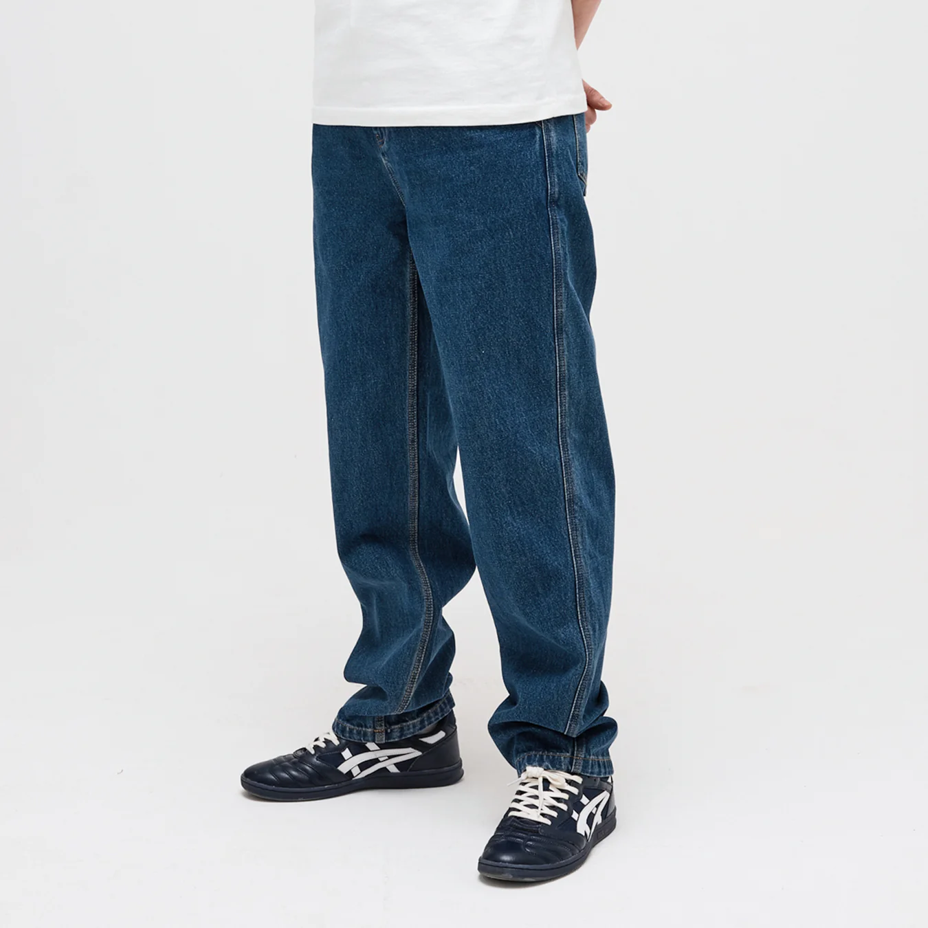 Pass~Port Workers Club Classic Jean - Washed Dark Indigo - Image 4