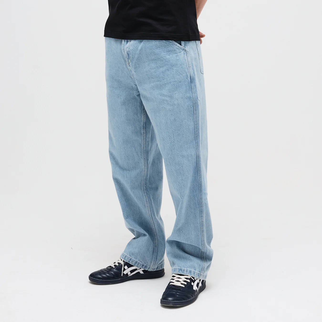 Pass~Port Workers Club Classic Jean - Washed Light Indigo - Image 4