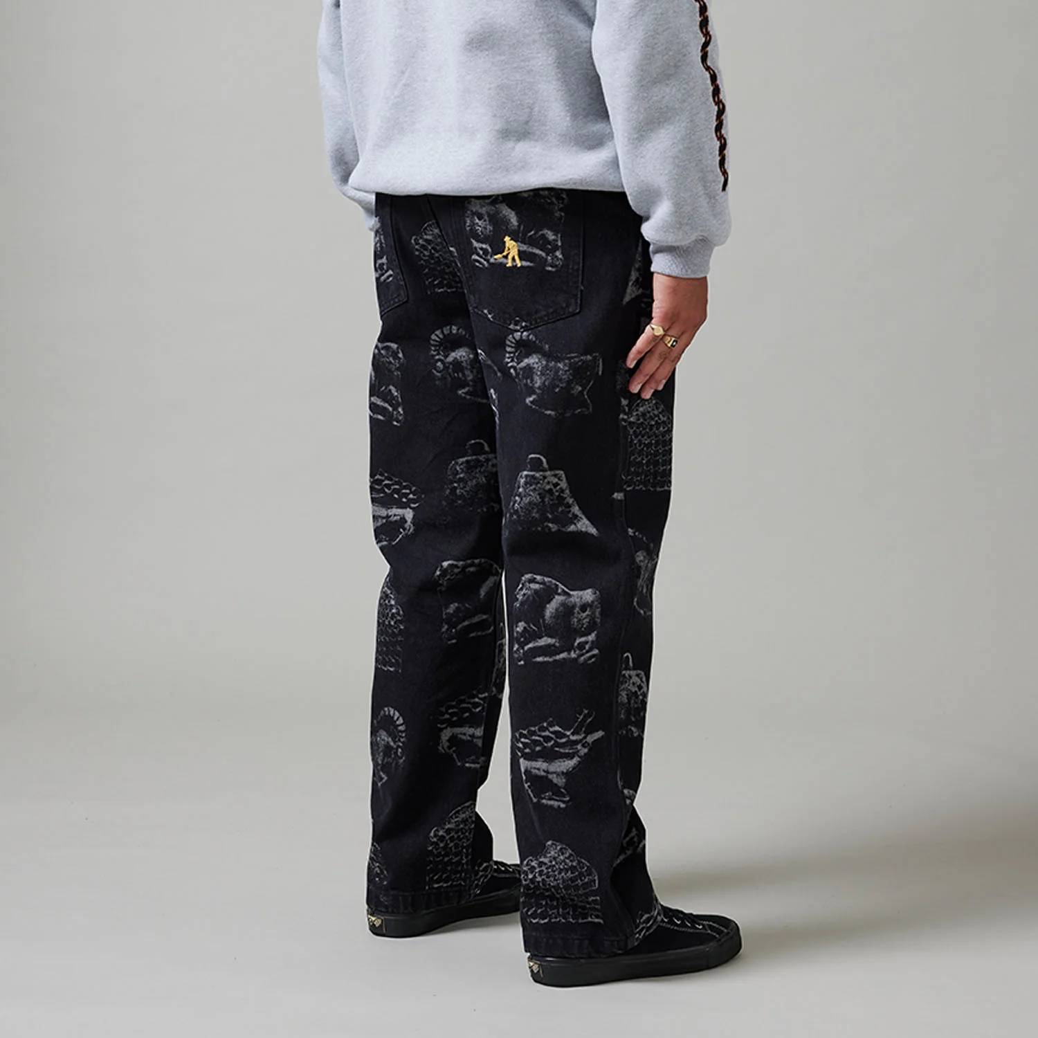 Pass~Port Workers Club Denim Jean - Laser Etched Bronzed Age Black - Image 3