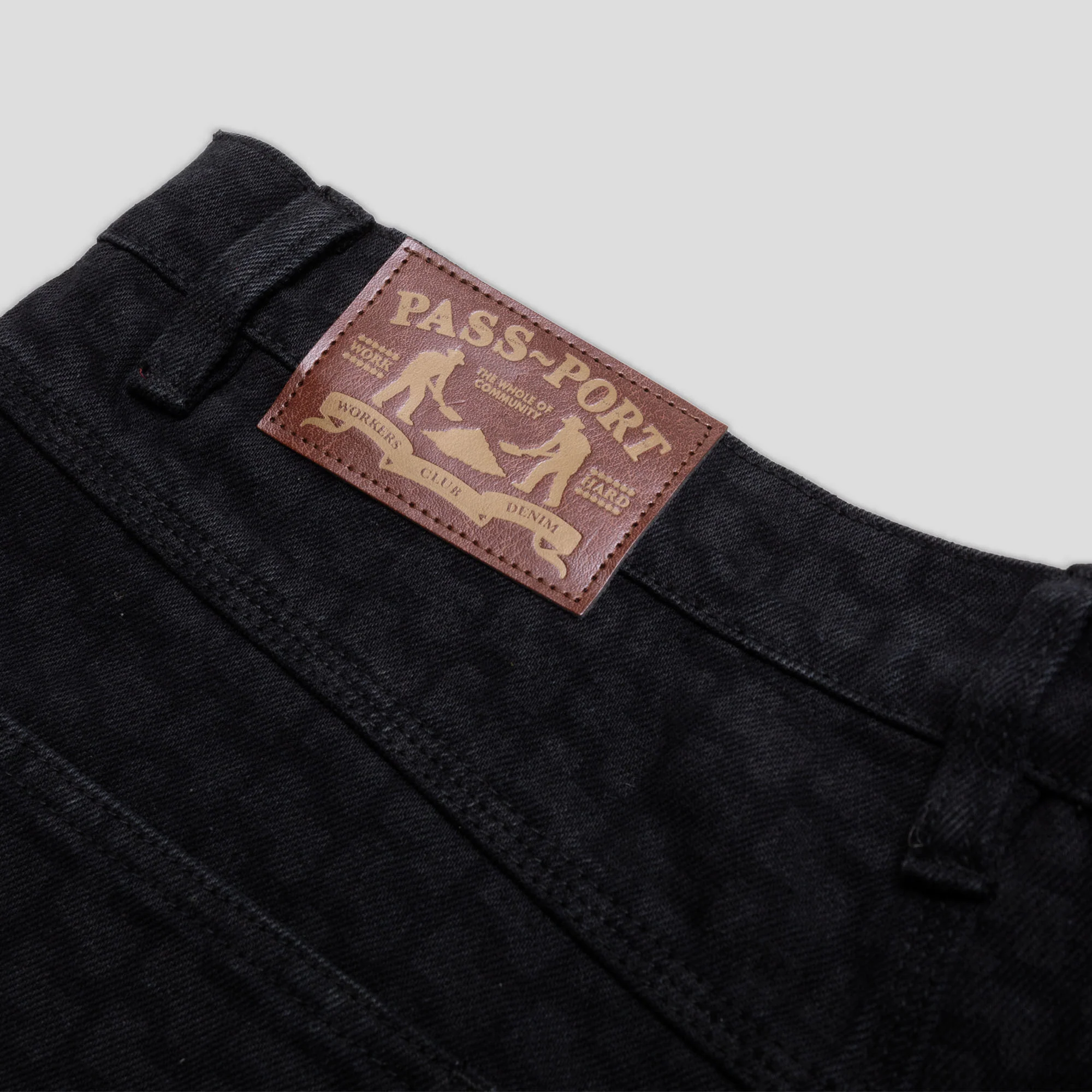 Pass~Port Workers Club Denim Jean - Drain Laser Etched Black - Image 7