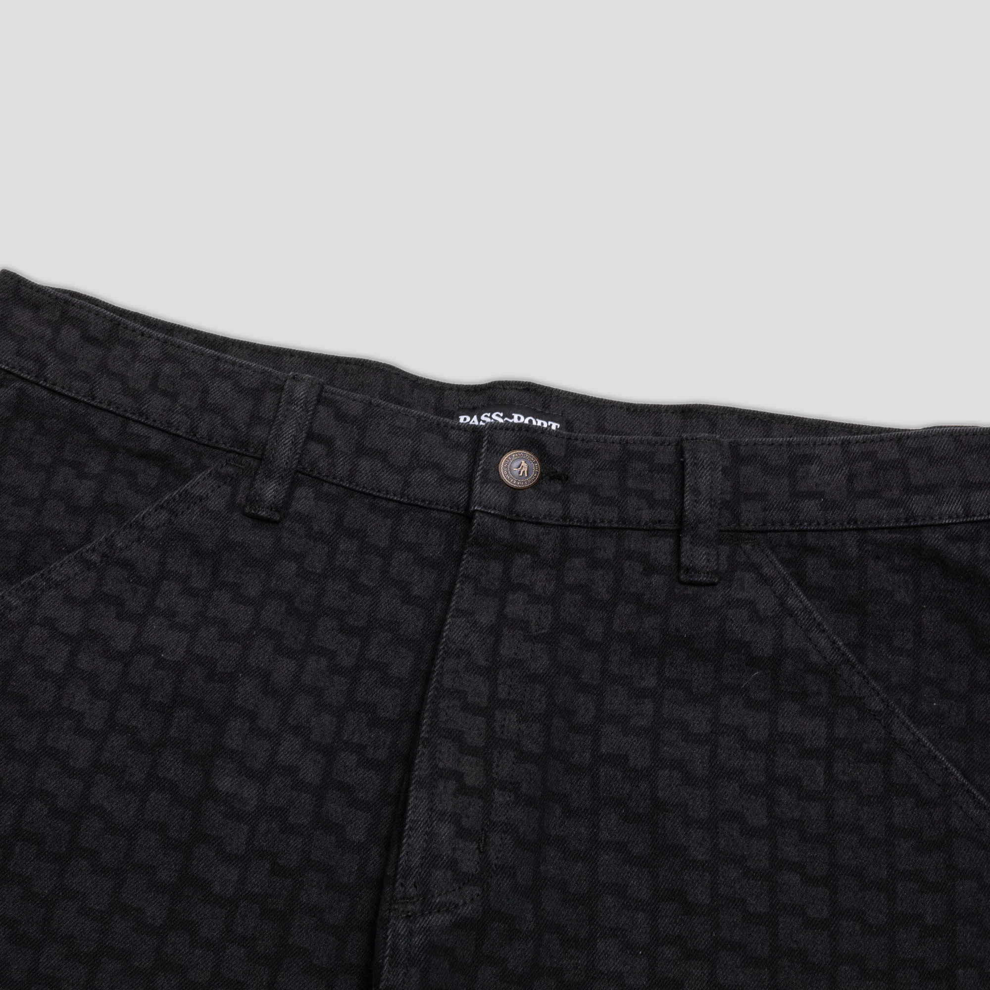 Pass~Port Workers Club Denim Jean - Drain Laser Etched Black - Image 8