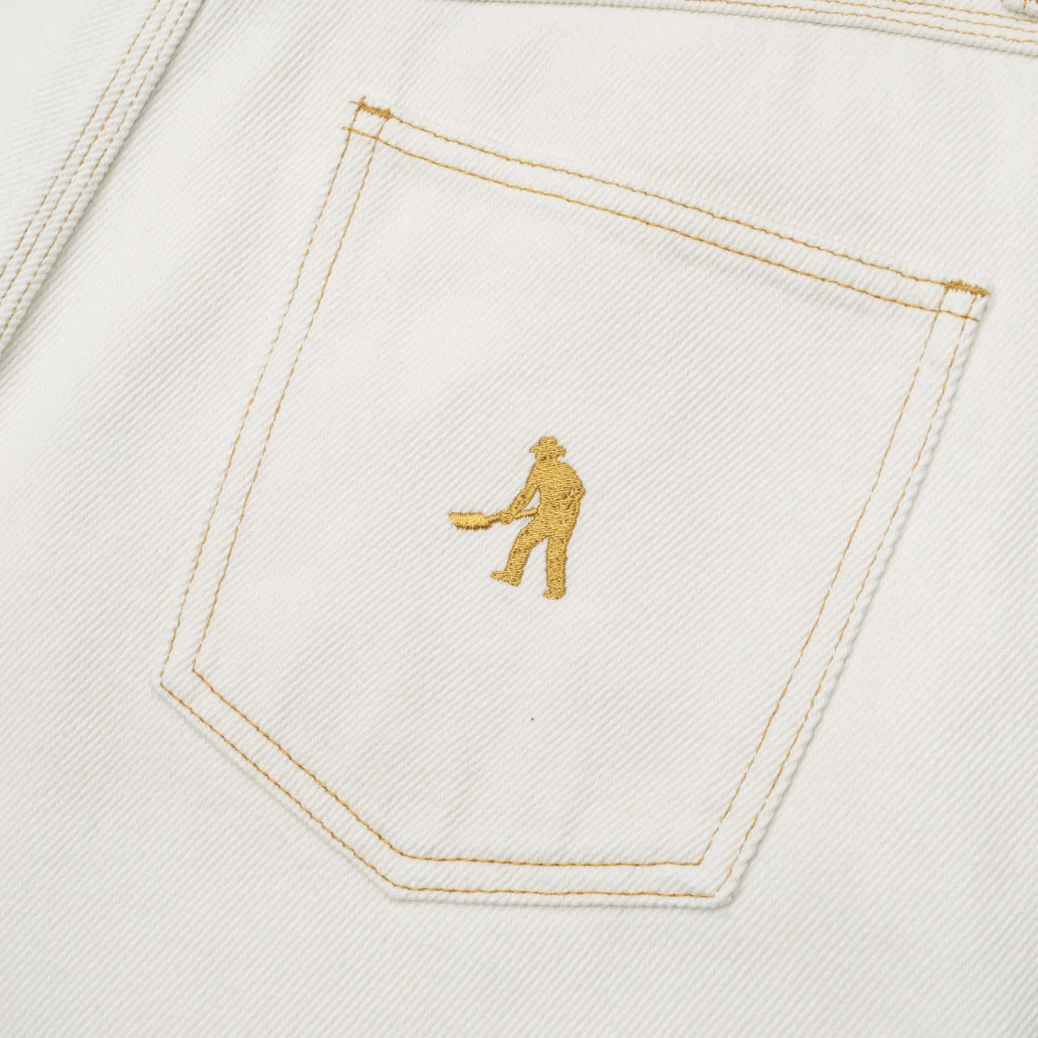 Pass~Port Workers Club Denim Jean - Ecru - Image 6