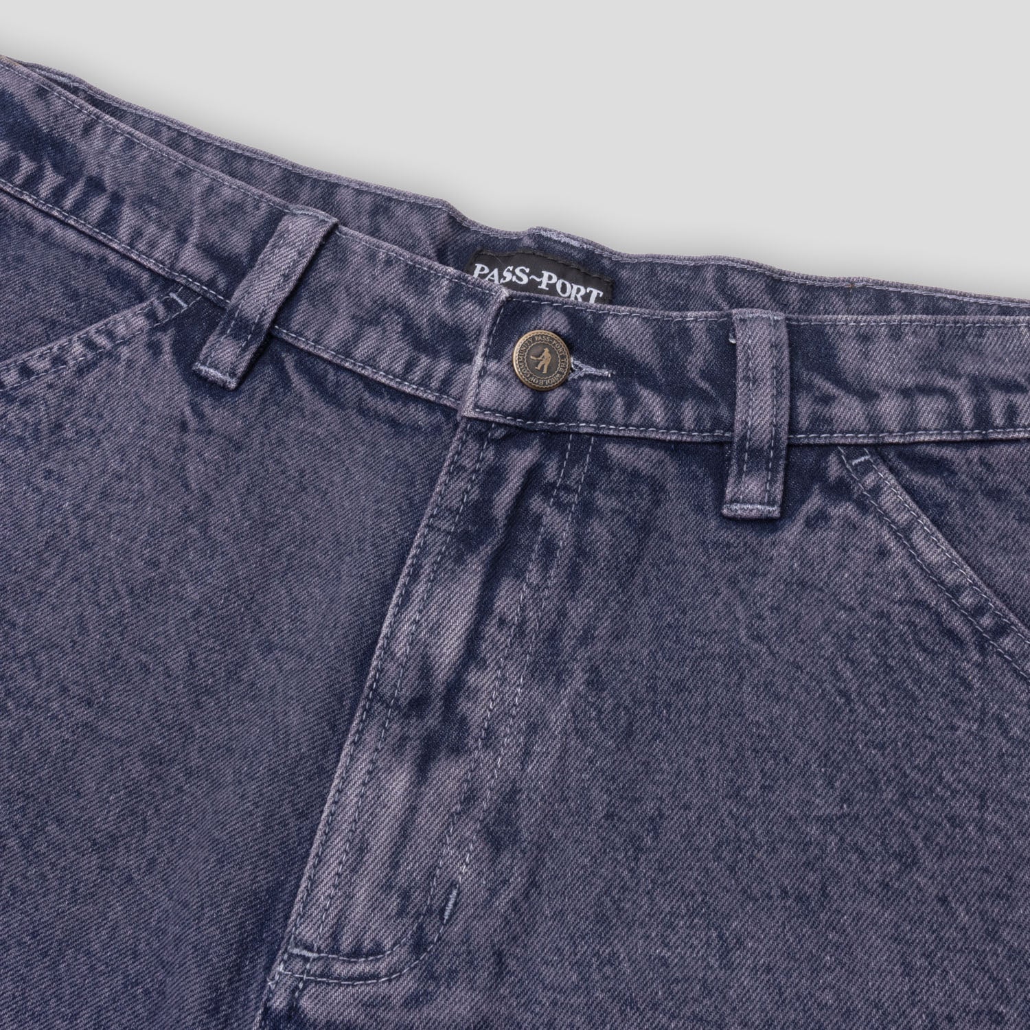 Pass~Port Workers Club Denim Jean - Purple Over-Dye - Image 6