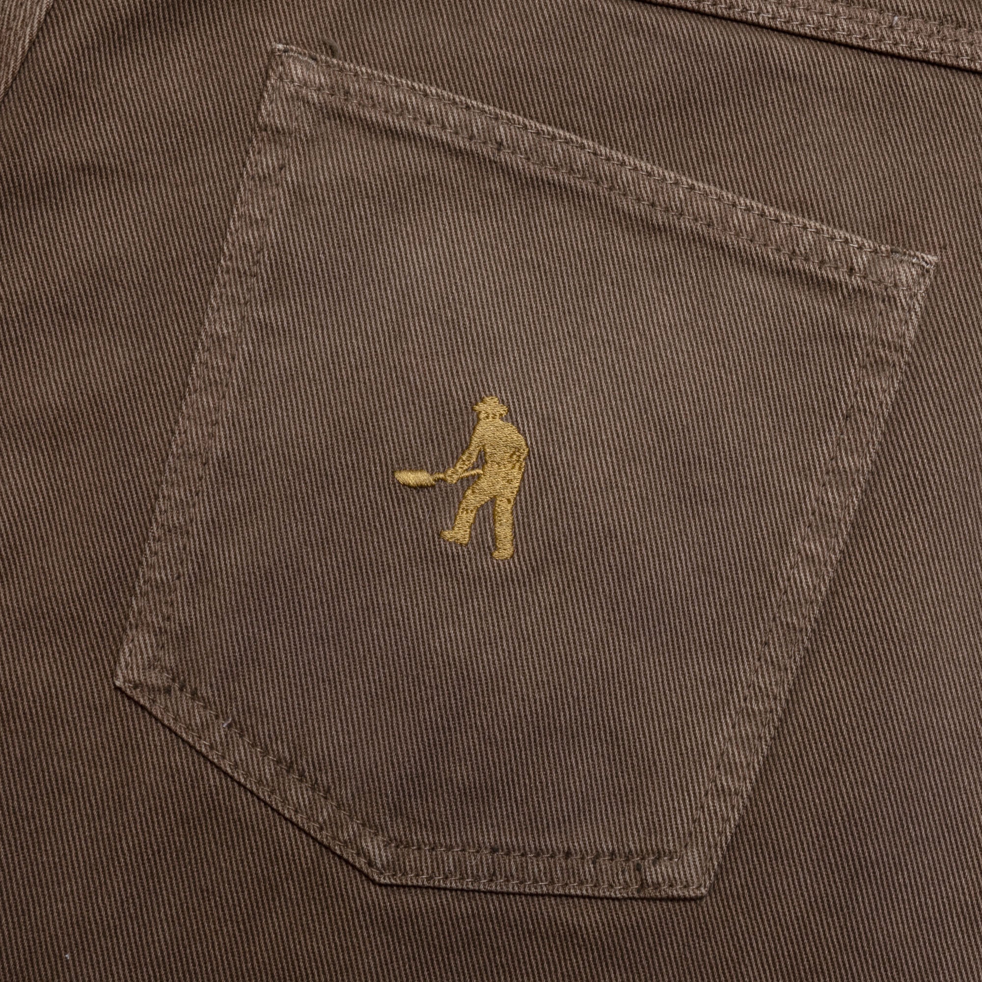 Pass~Port Workers Club Denim Jean - Washed Brown - Image 6