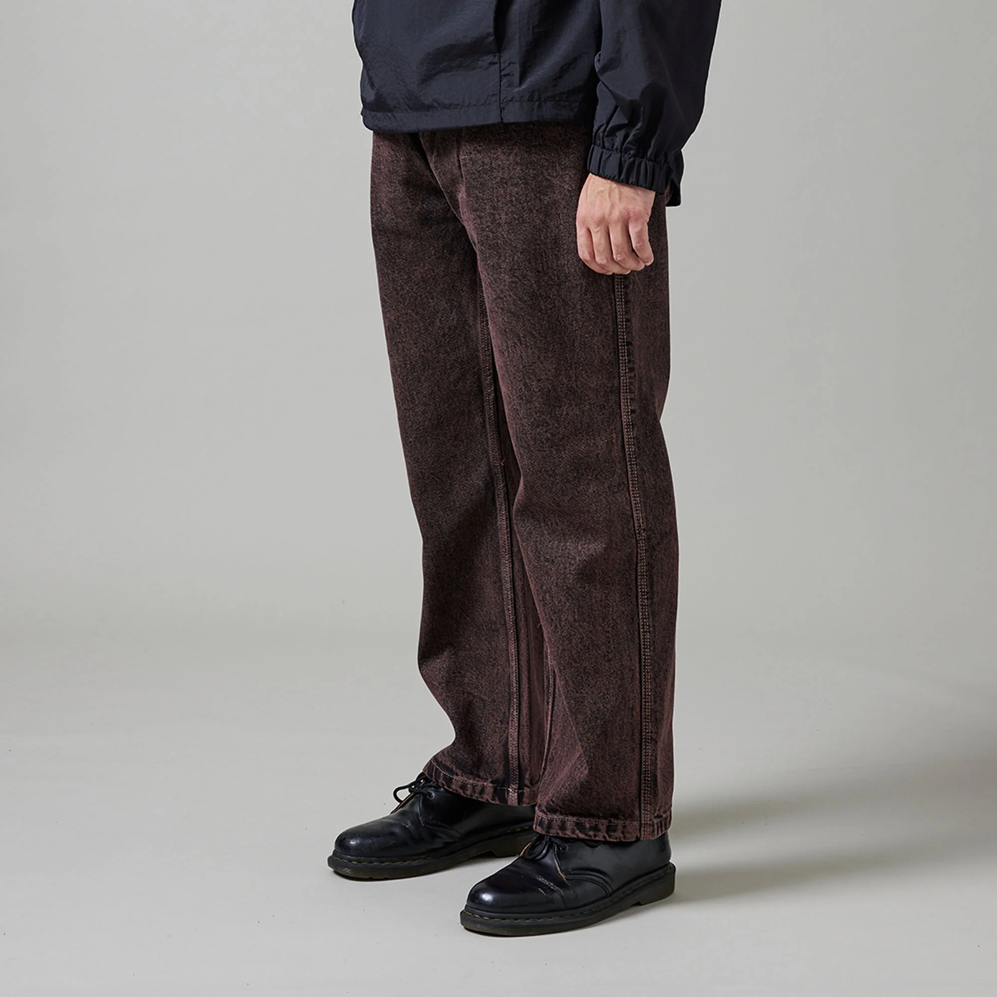 Pass~Port Workers Club Denim Jean - Wine Over-Dye - Image 2