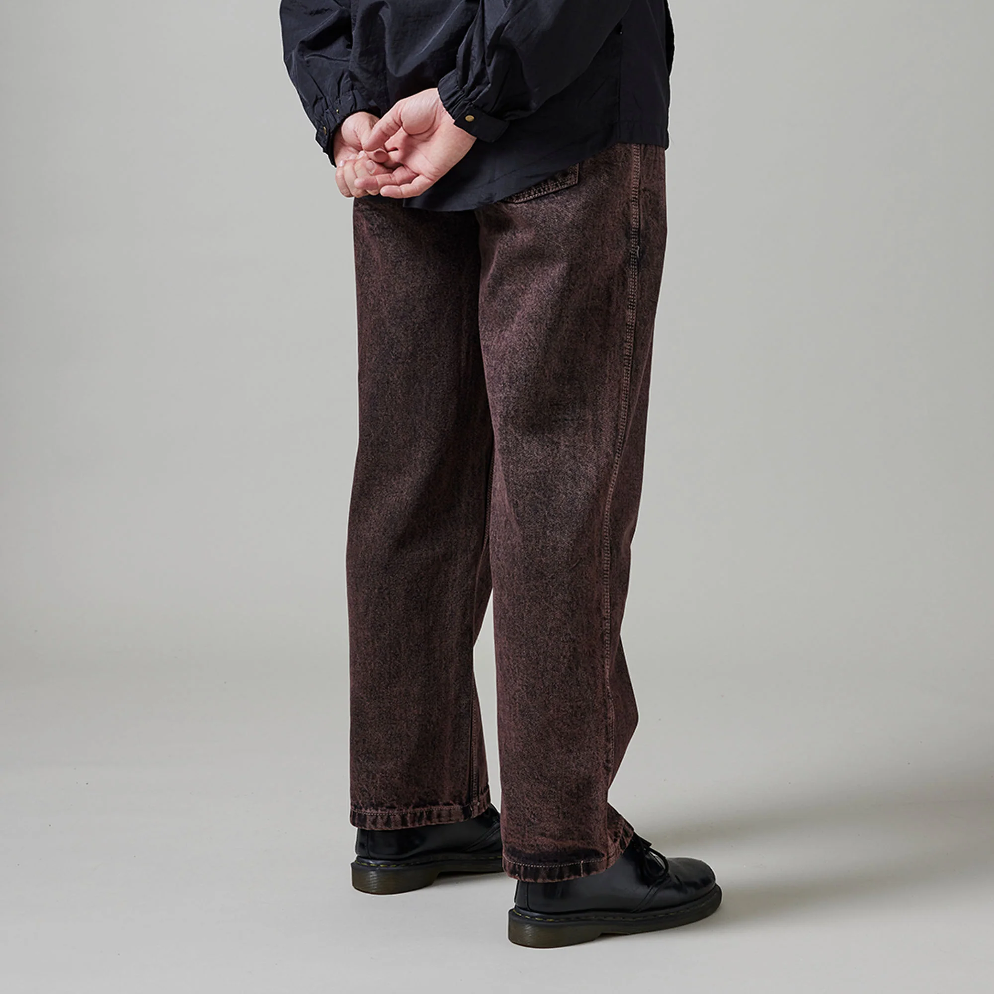Pass~Port Workers Club Denim Jean - Wine Over-Dye - Image 3