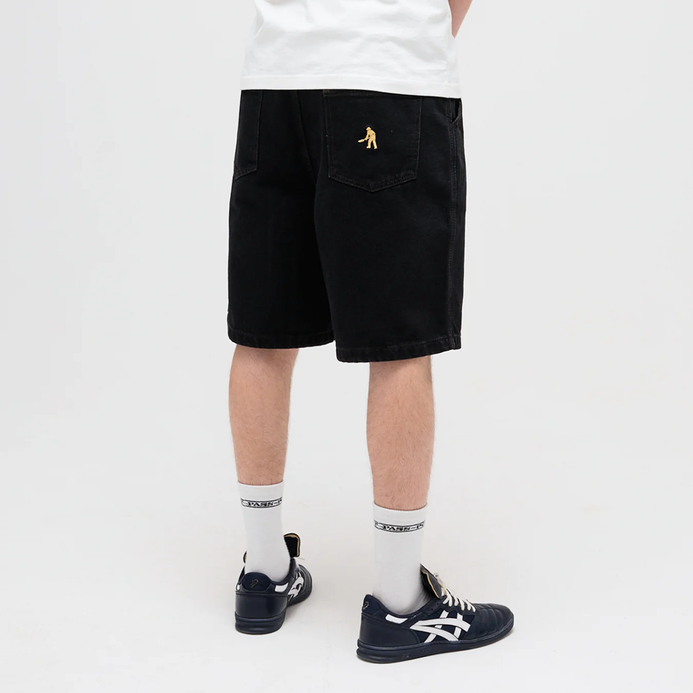 Pass~Port Workers Club Denim Short - Black - Image 5