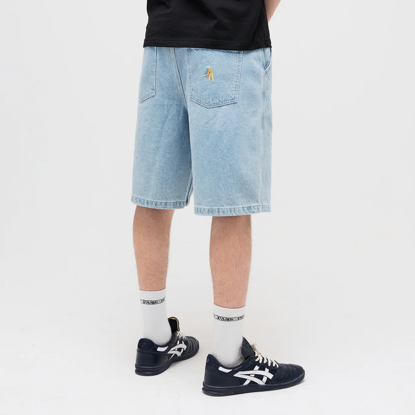 Pass~Port Workers Club Denim Short - Washed Light Indigo - Image 5