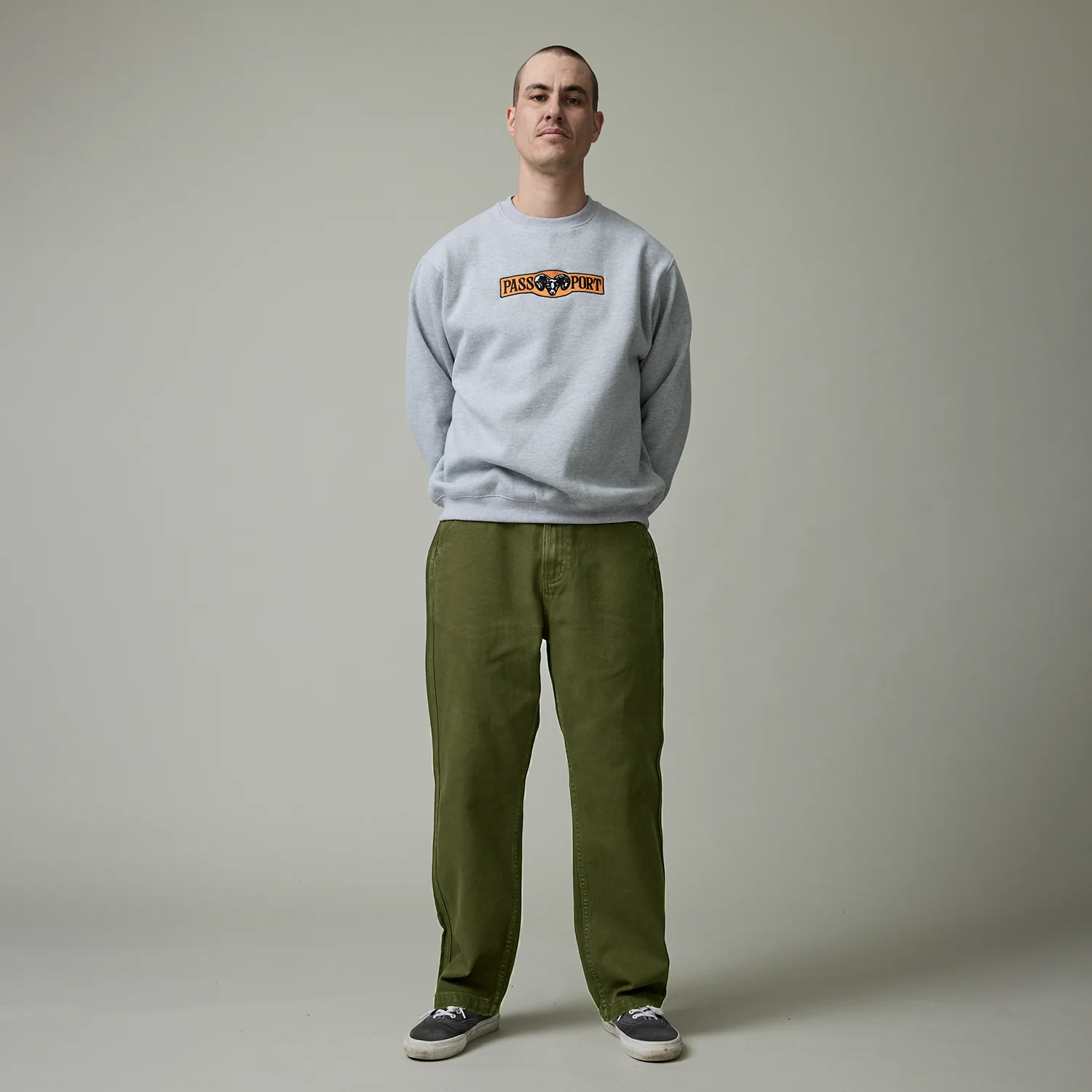 Pass~Port Workers Club Jean Pant - Olive - Image 5