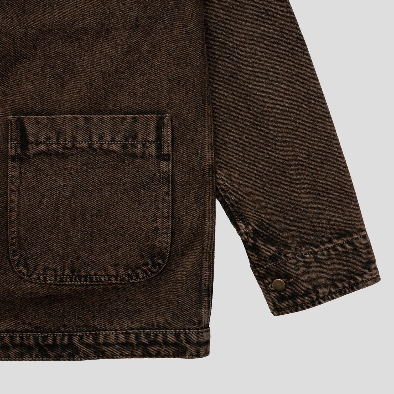 Pass~Port Painters Jacket - Brown Over-Dye - Image 6