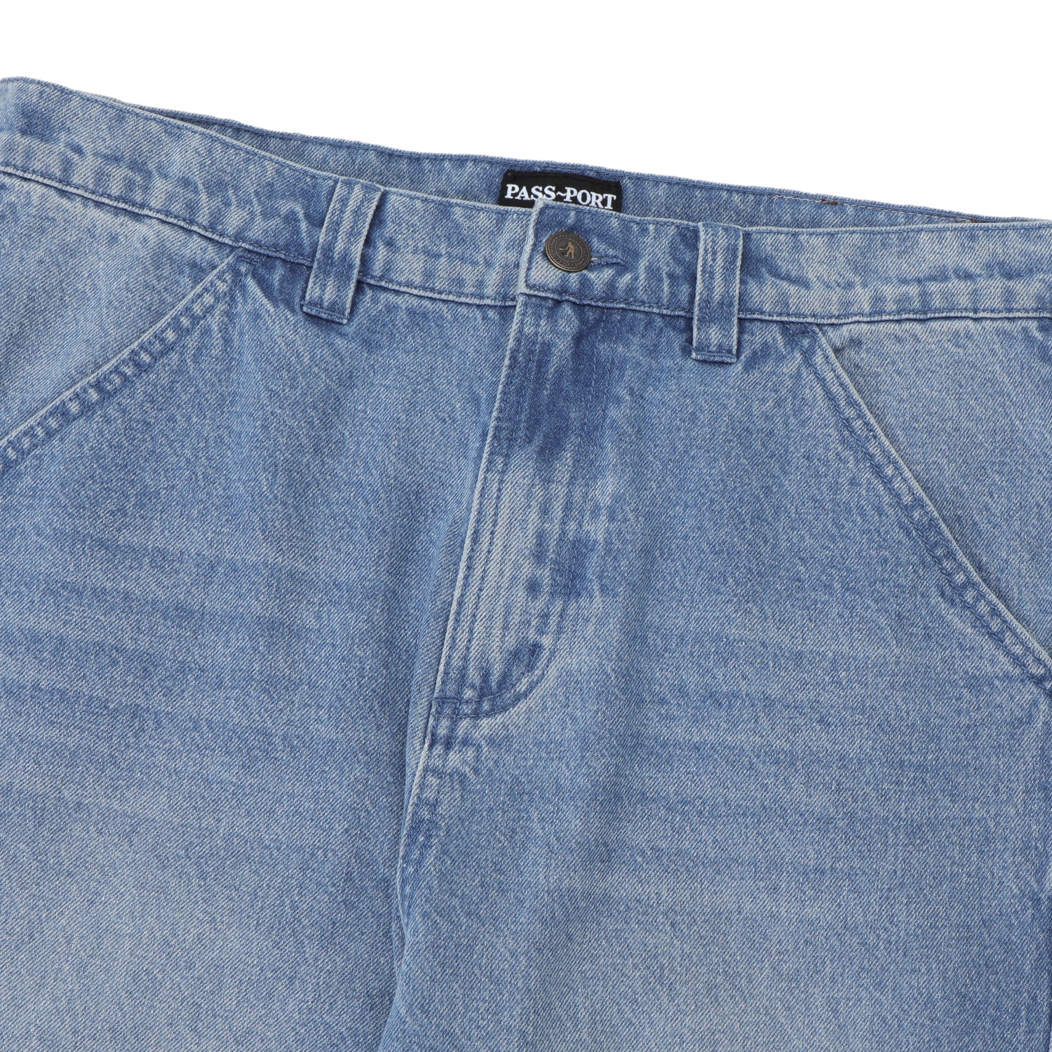 Pass~Port Workers Club Straight Leg Jean - Faded Wash Indigo - Image 6
