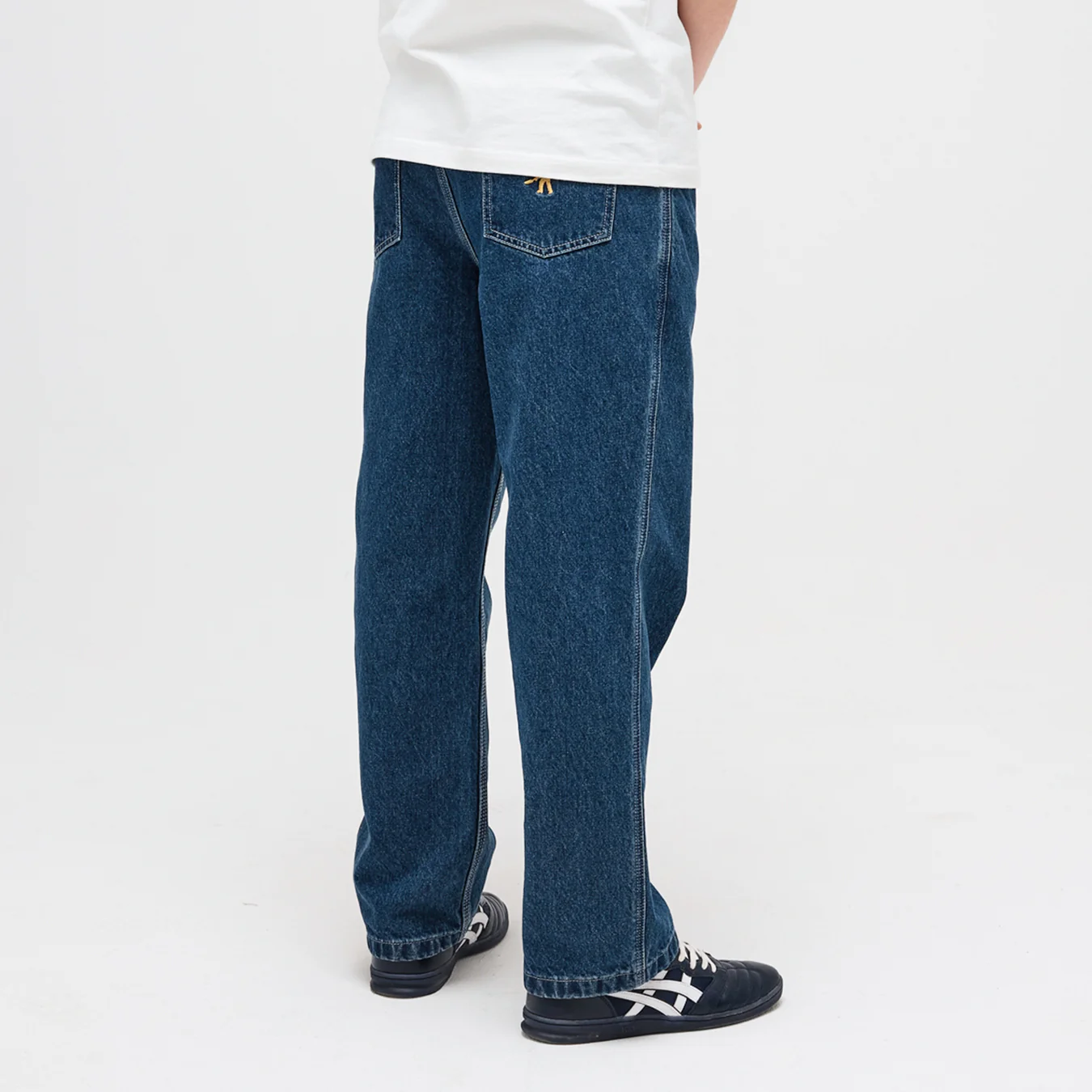 Pass~Port Workers Club Straight Leg Jean - Washed Dark Indigo - Image 5