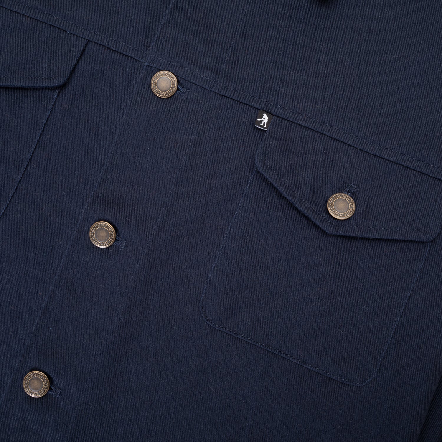 Pass~Port Workers Overshirt - Navy - Image 7