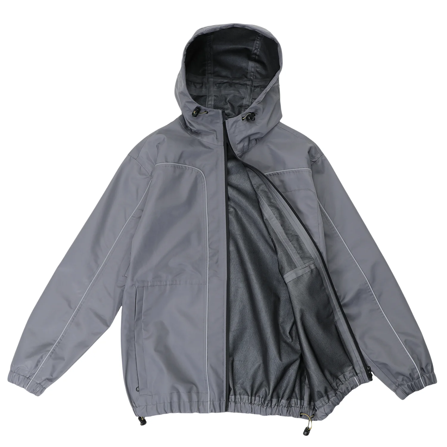 Pass~Port Workers Rain Jacket - Silver - Image 4