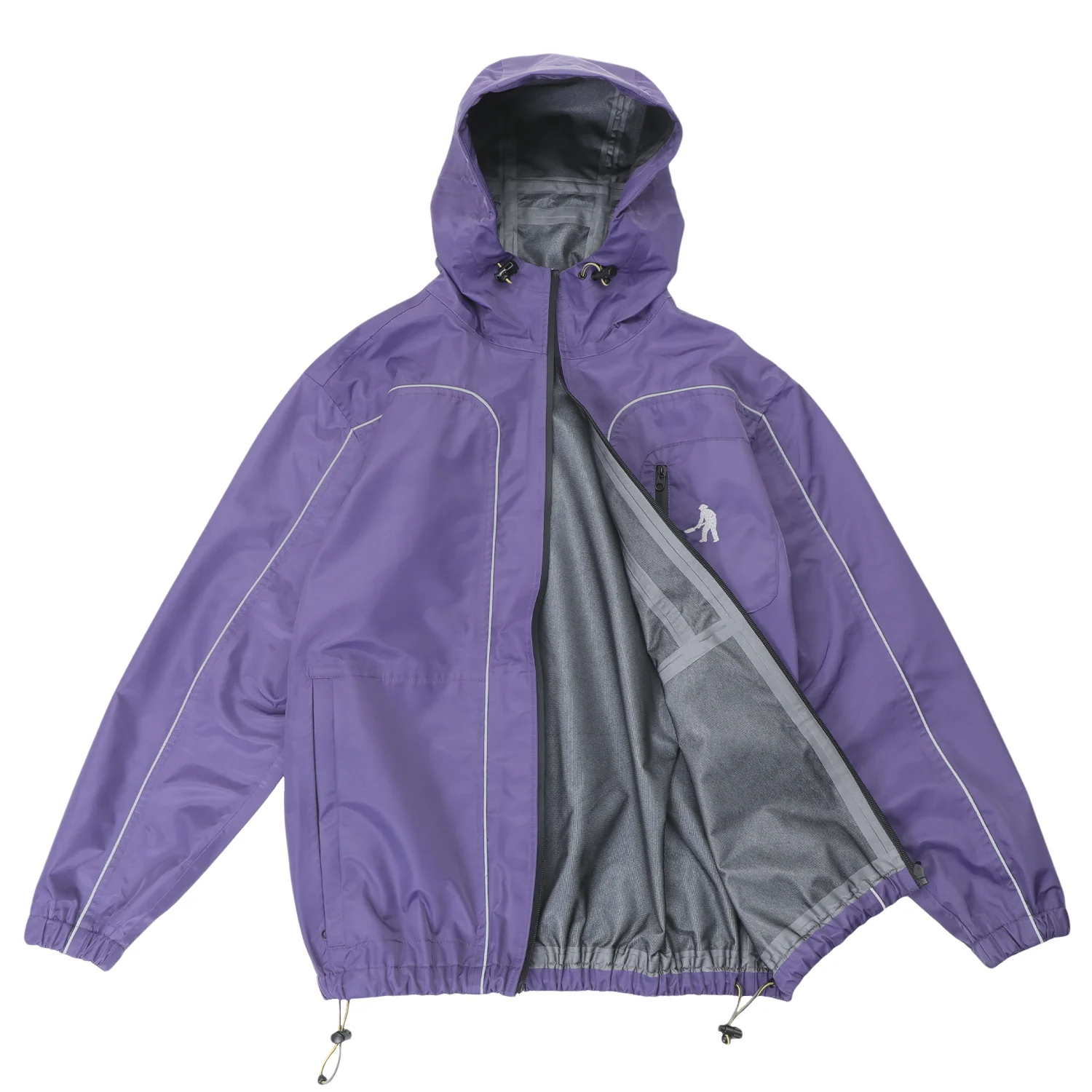 Pass~Port Workers Rain Jacket - Violet - Image 4