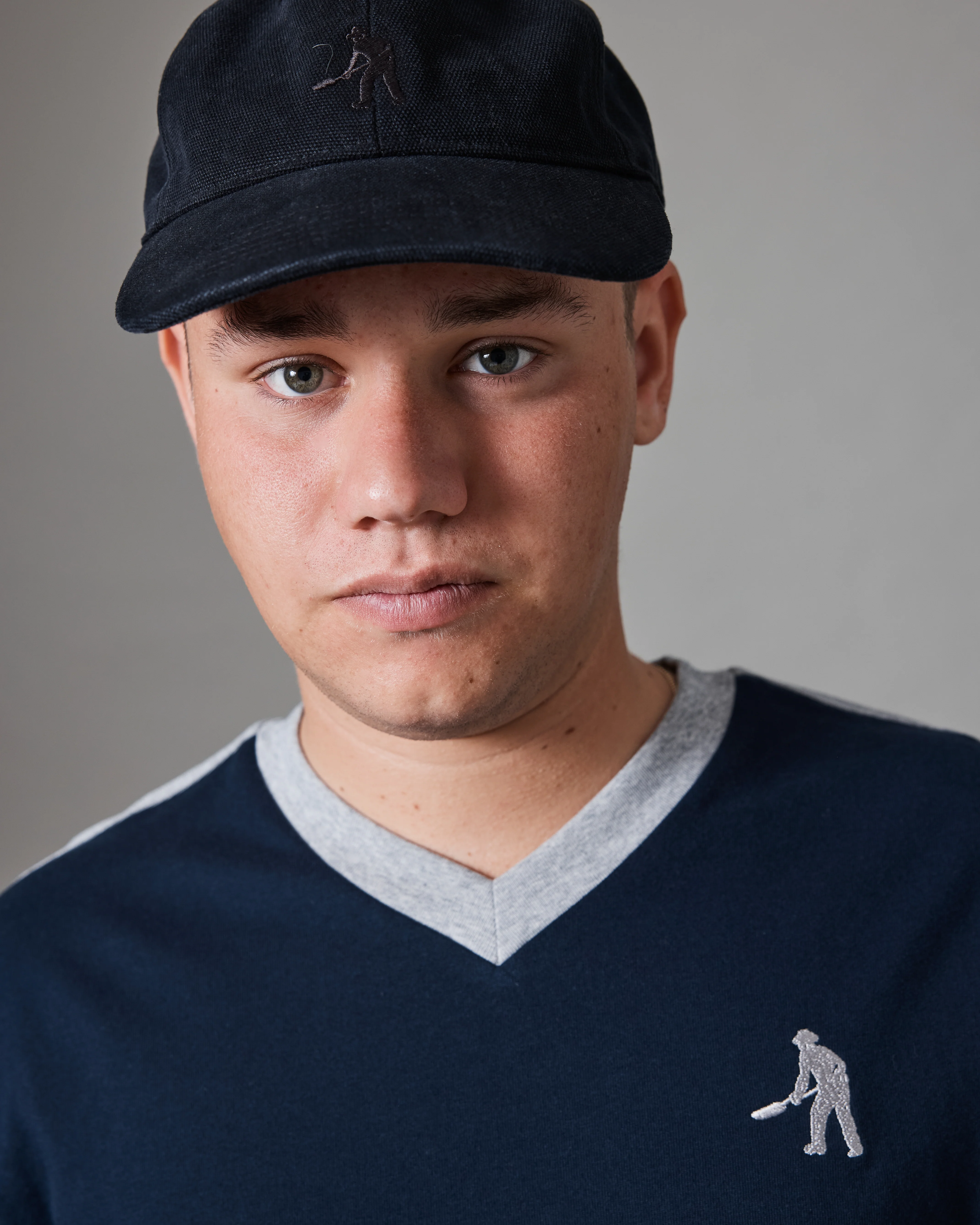 Pass~Port Workers Stripe Organic Cotton Jersey - Navy - Image 3