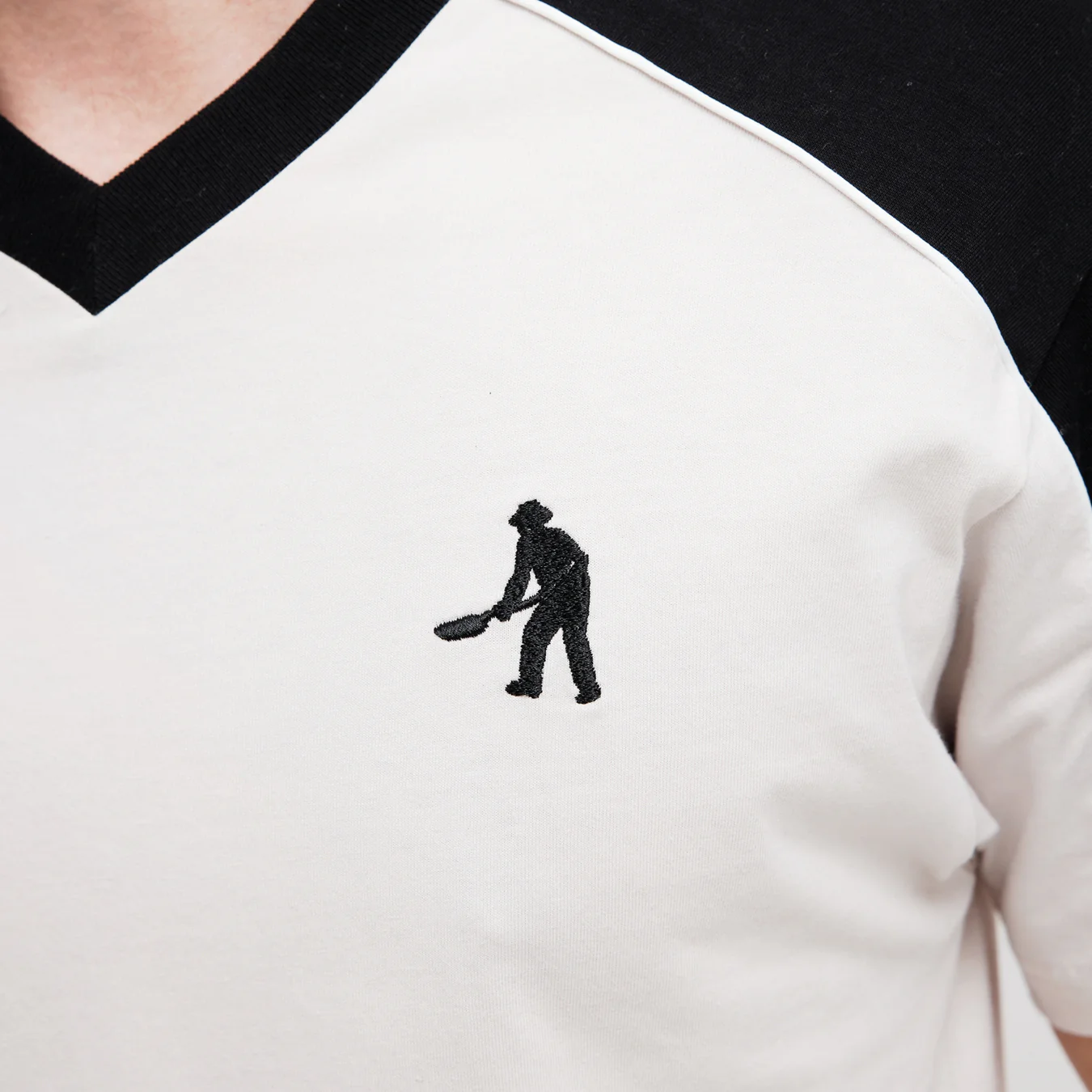 Pass~Port Workers Stripe Organic Jersey - Bone / Black - Image 3