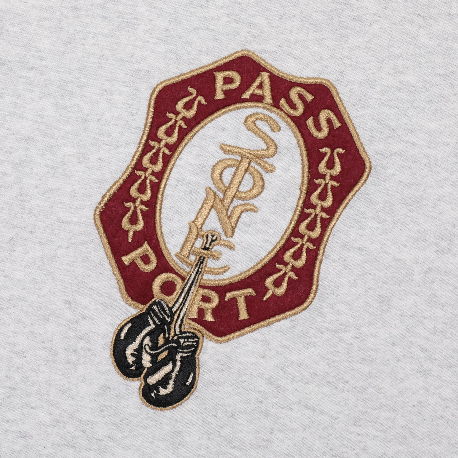 Pass~Port & Anthony "Stone" Mapstone Tee - Ash - Image 4