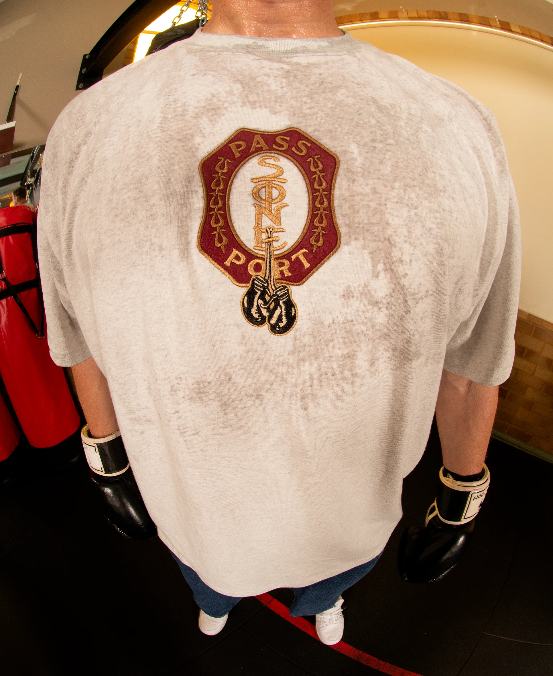 Pass~Port & Anthony "Stone" Mapstone Tee - Ash - Image 6