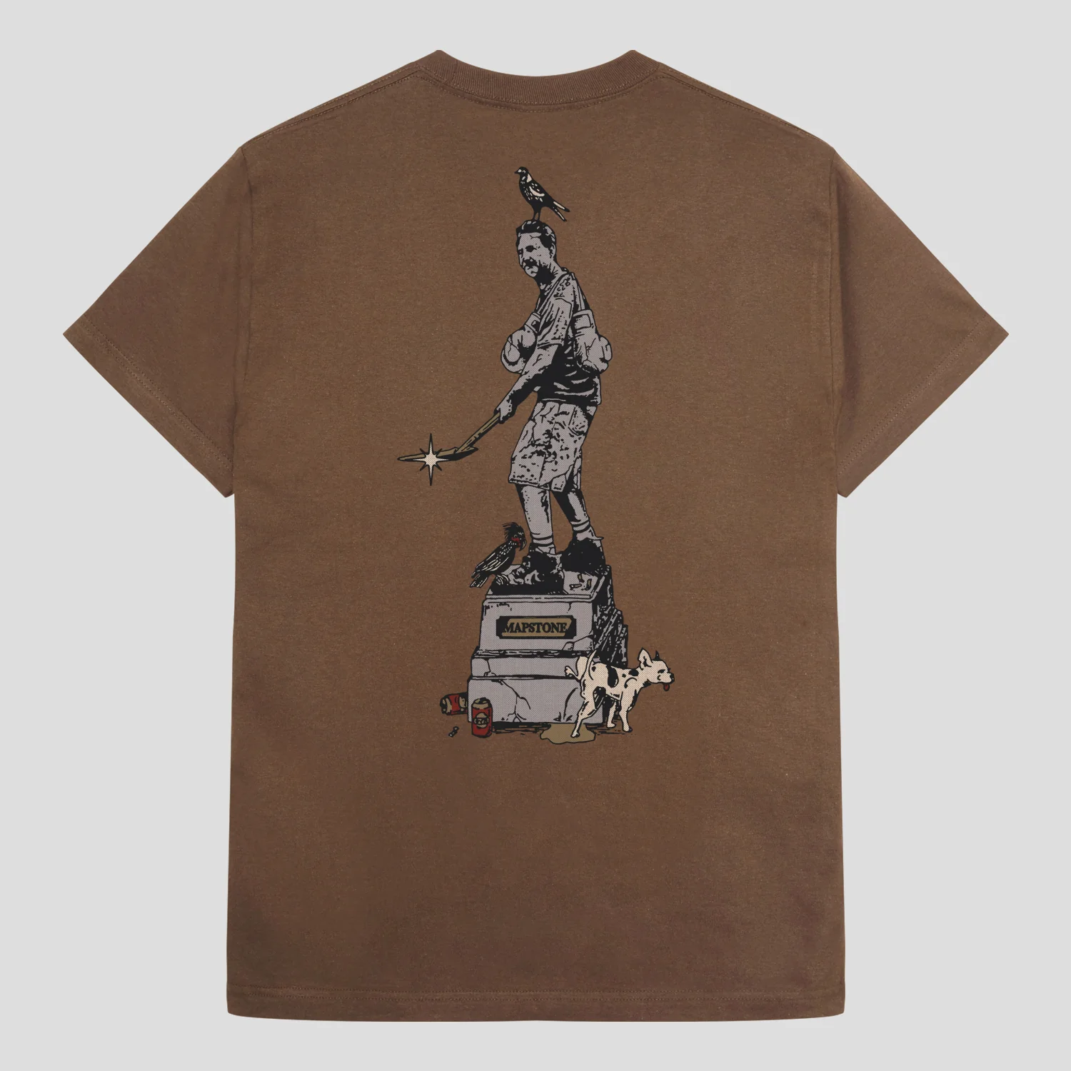 Pass~Port & Anthony "Stone" Mapstone Tee - Choc - Image 3