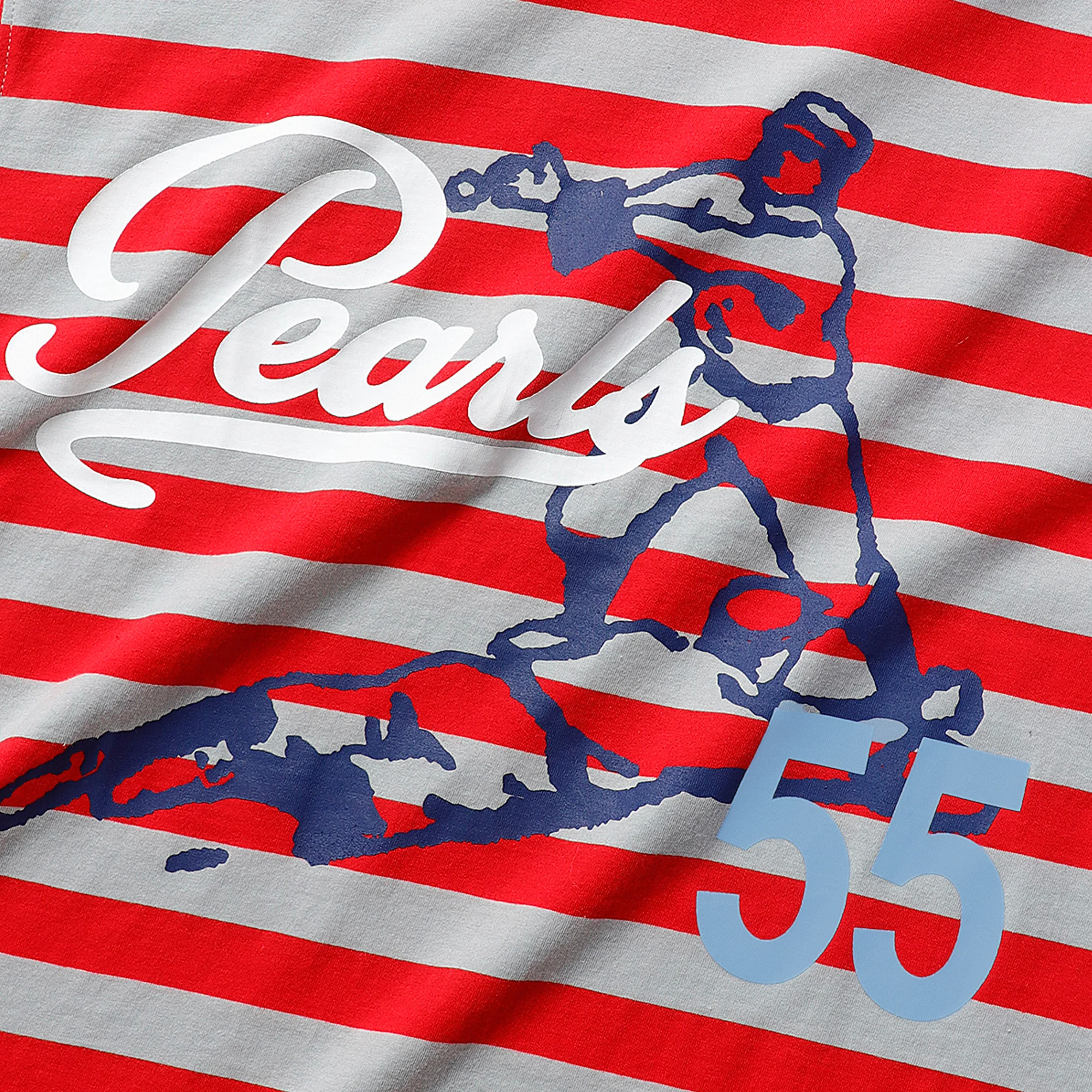 Pearls Skateboards Baseball Tee - Stripe - Image 2