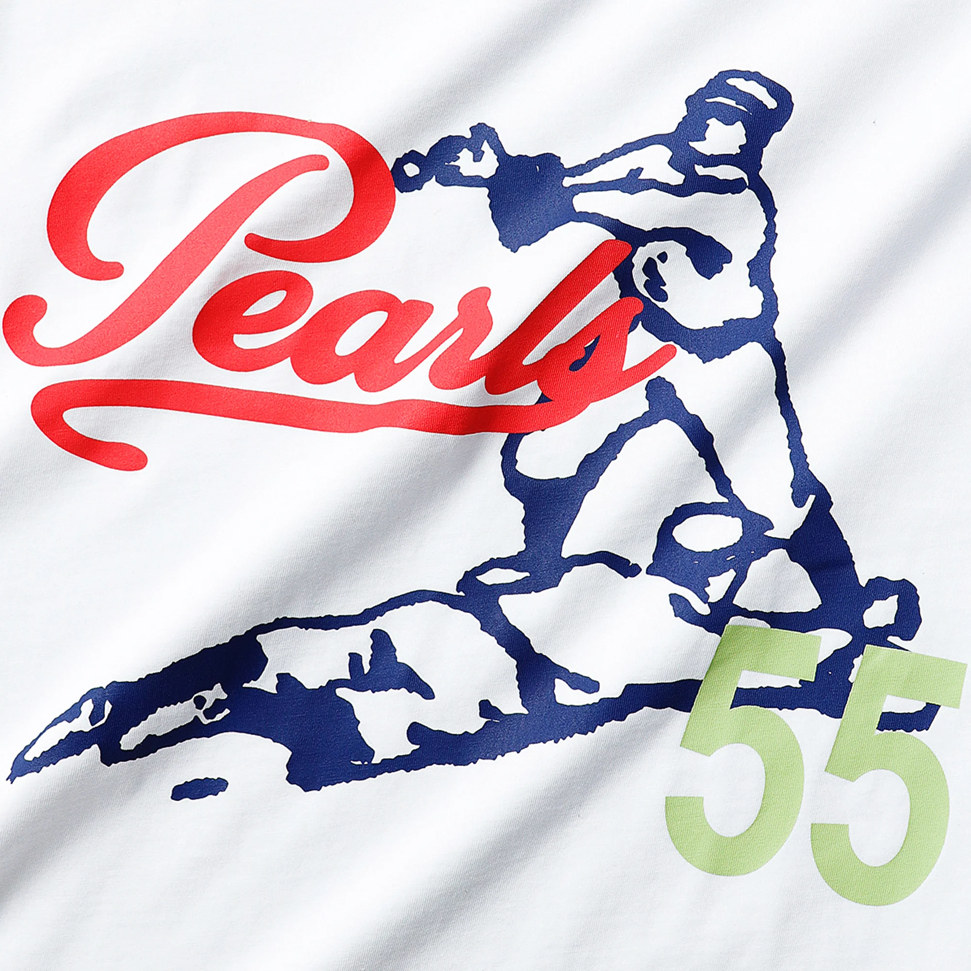 Pearls Skateboards Baseball Tee - White - Image 2
