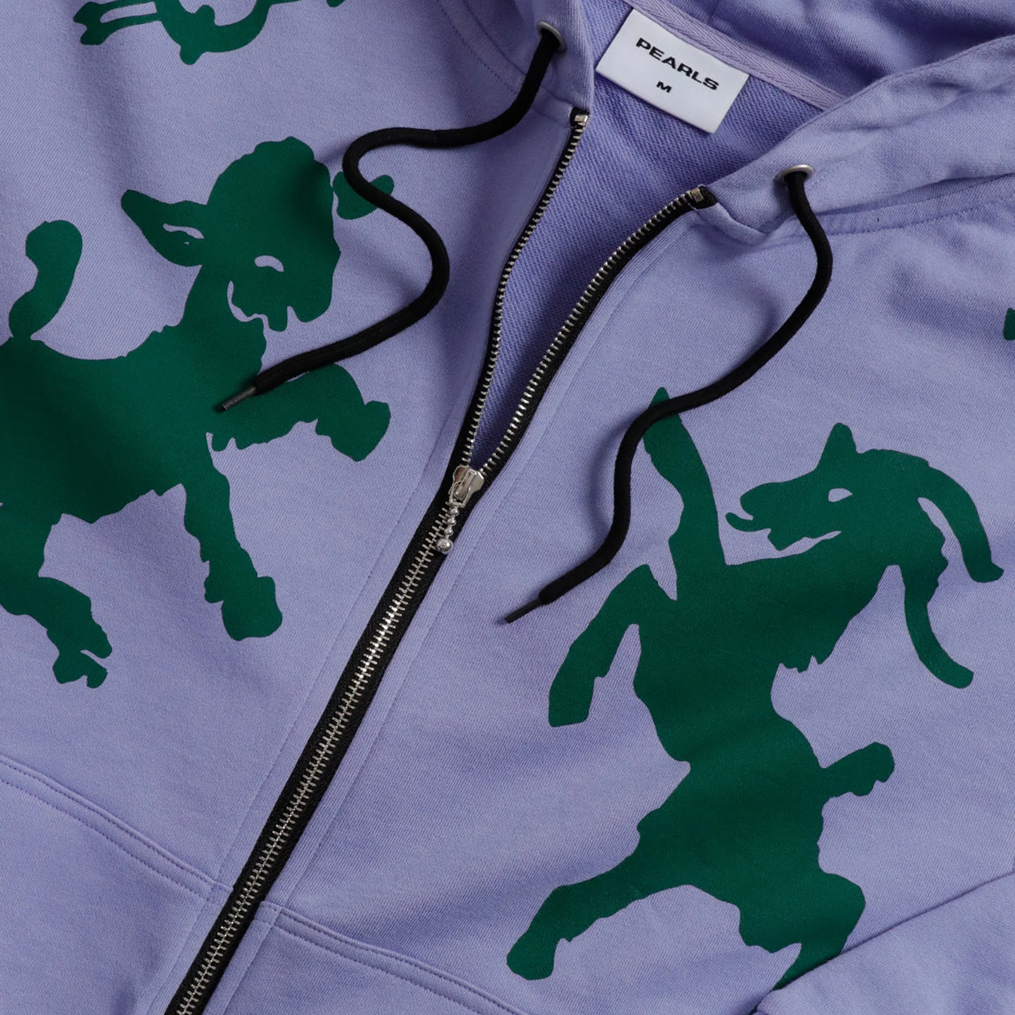 Pearls Skateboards Pagan Zip Hood - Periwinkle - Image 2