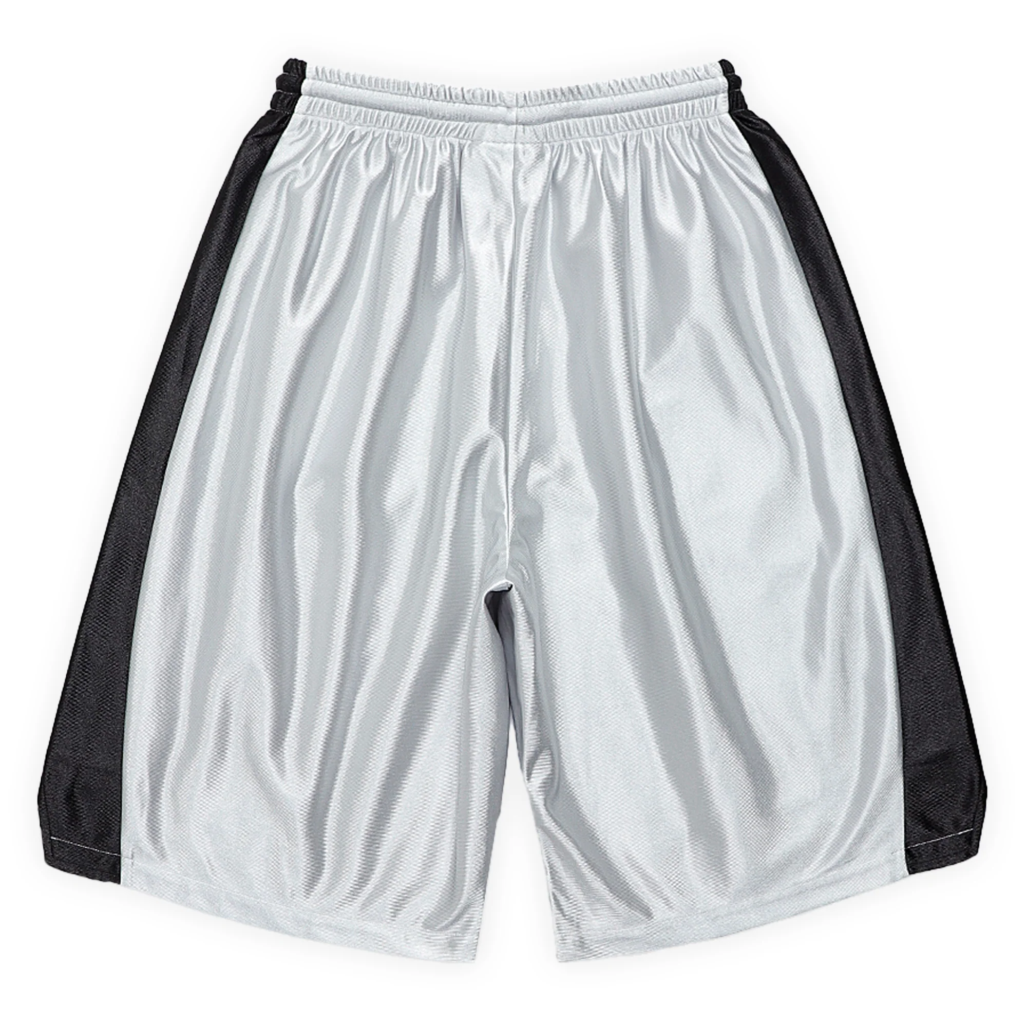 Pearls Skateboards Star Basketball Shorts - Silver - Image 2
