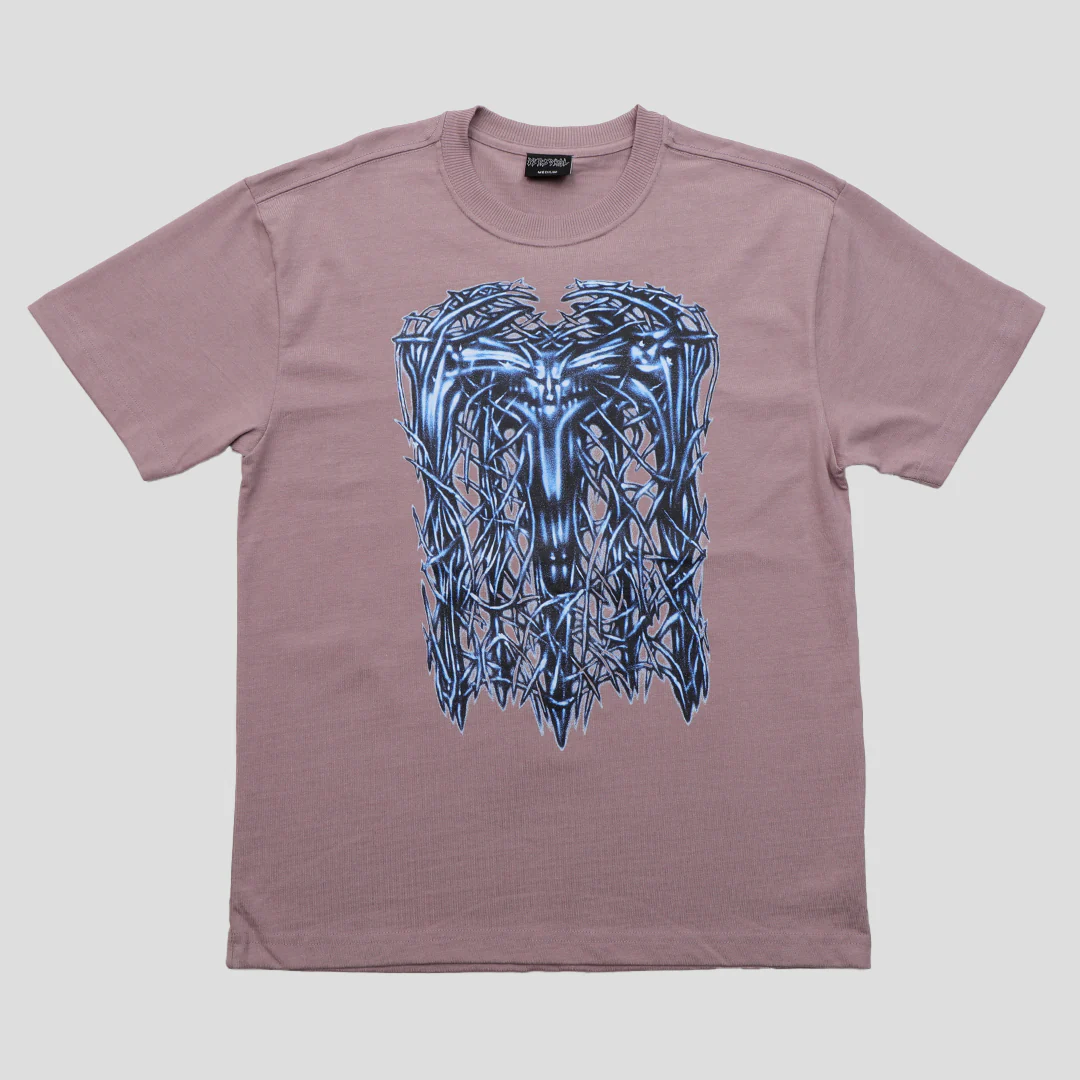Personal Naruto T Shirt - Lavender / Blue