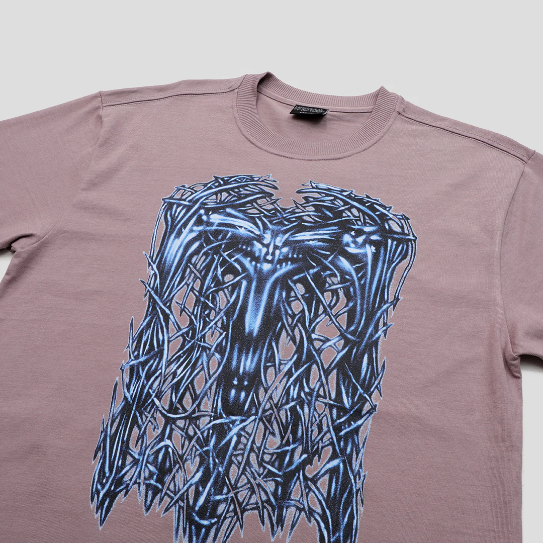 Personal Naruto T Shirt - Lavender / Blue - Image 2