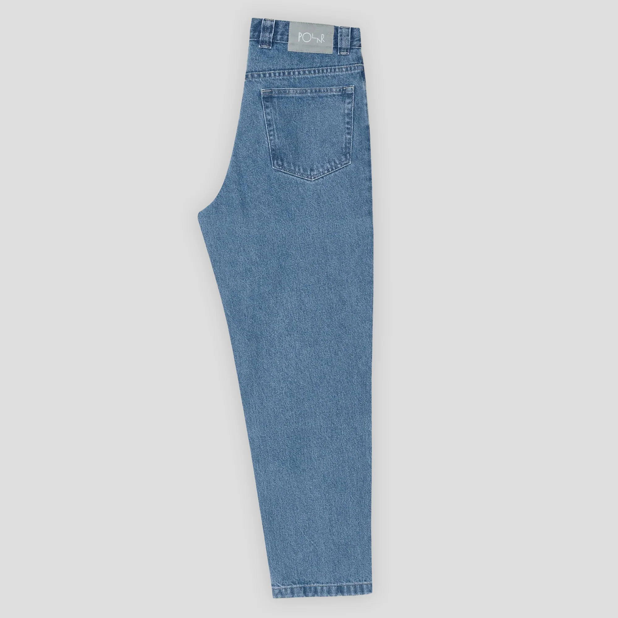Polar Skate Co. '92!' Denim Pant - Mid Blue - Image 3