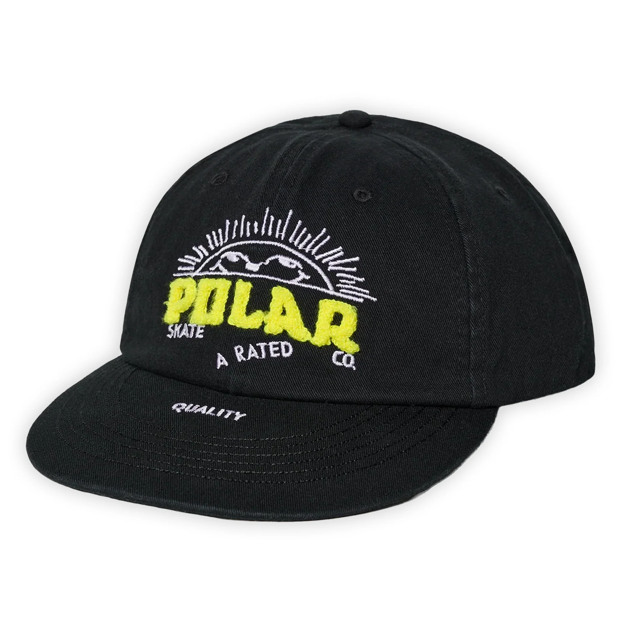 Polar Skate Co. Cheeky Sun Ramy Cap - Black