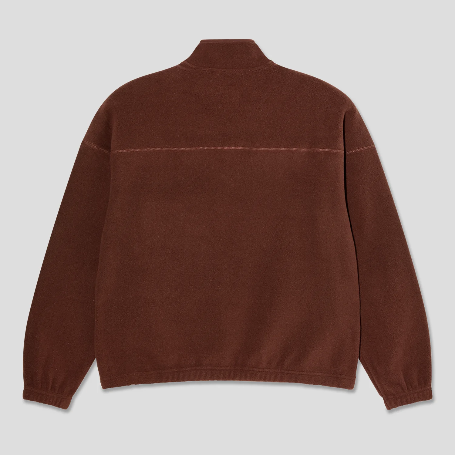 Polar Skate Co. Ivan Half Zip Sweater - Wine - Image 5