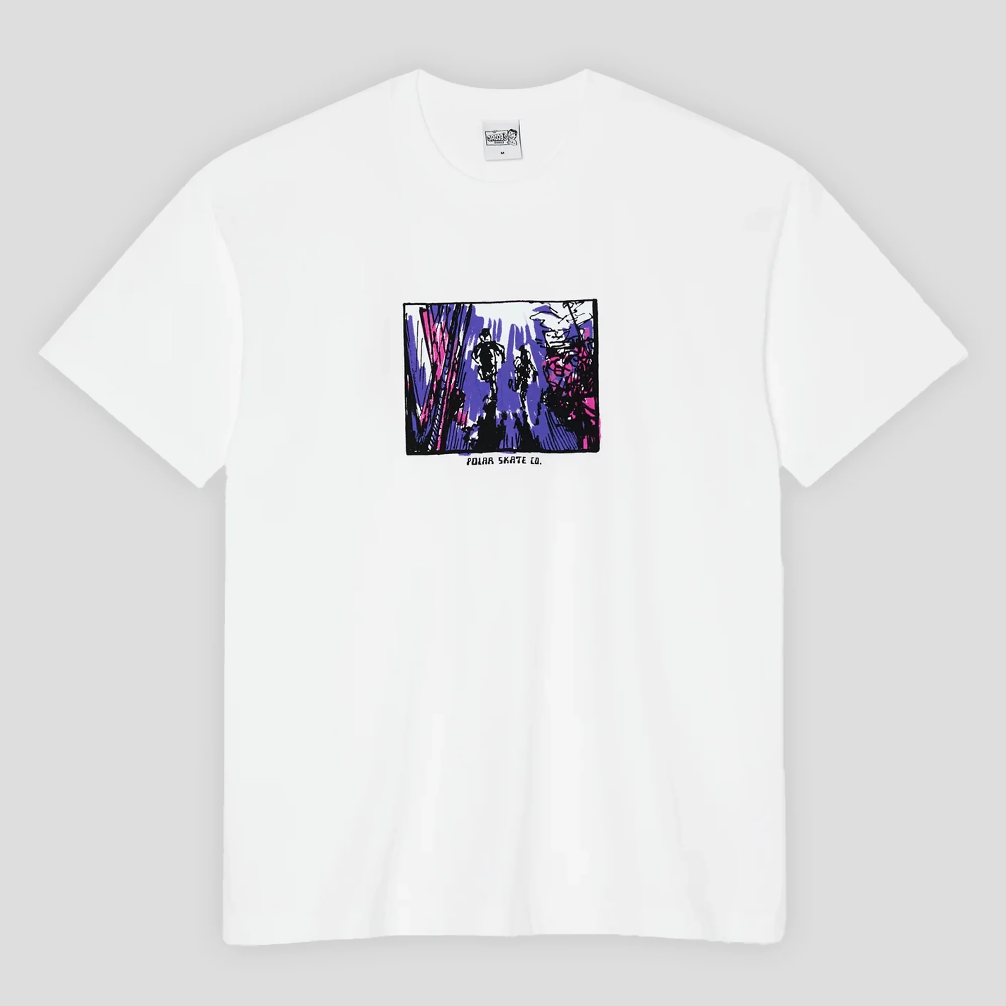 Polar Skate Co. Running Tee - White