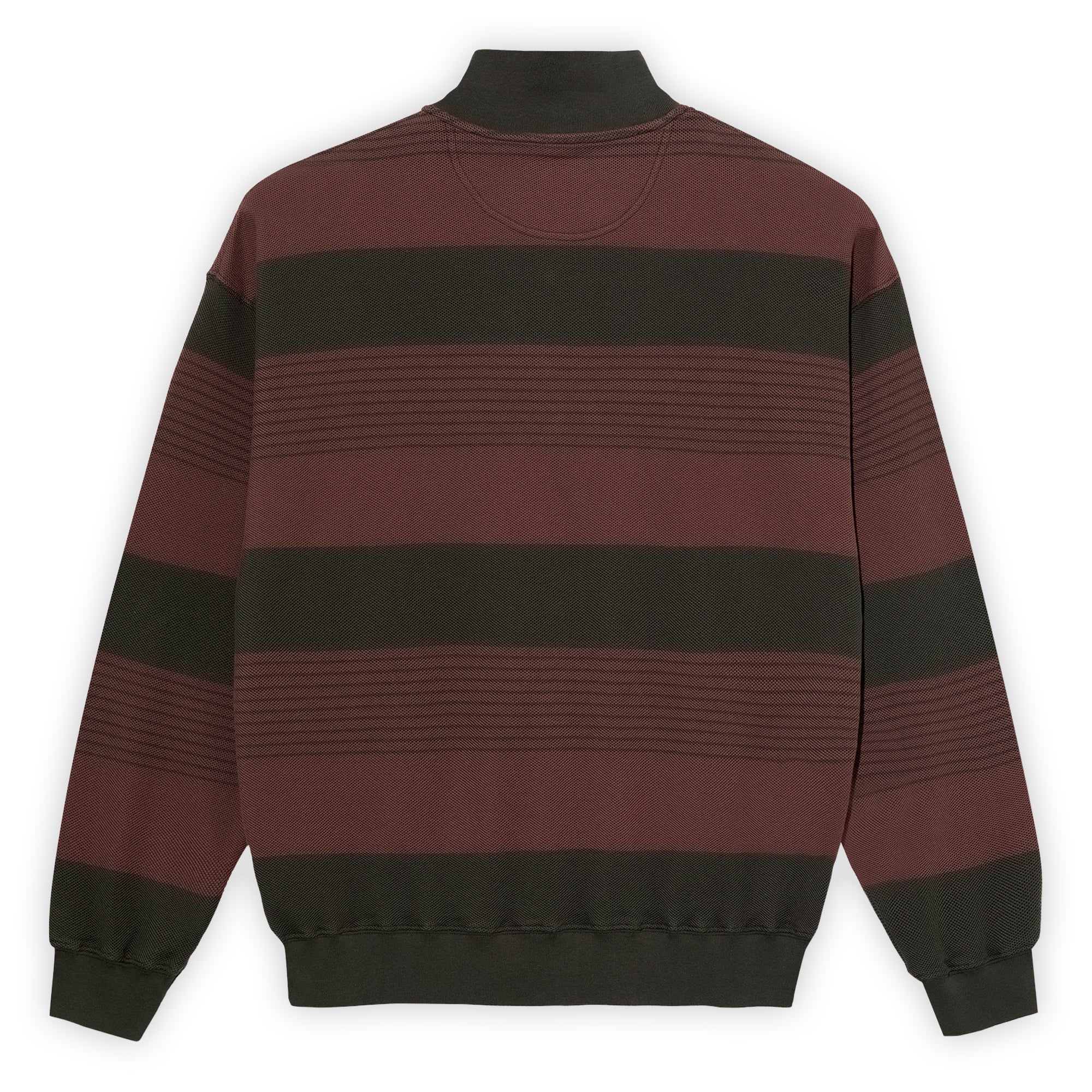 Polar Skate Co. Surf Half Zip Sweater - Dirty Black / Brownstone - Image 3