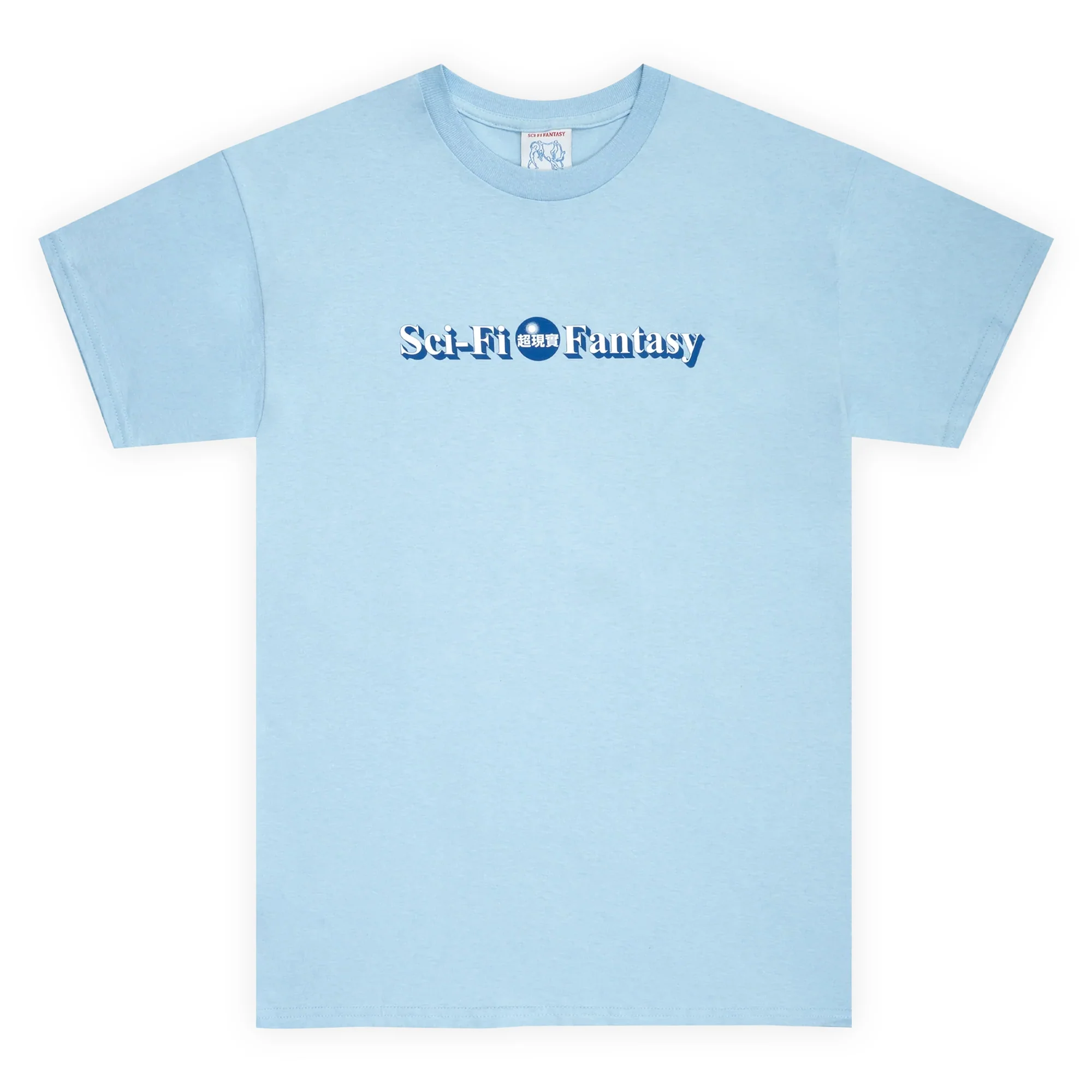 Sci-Fi Fantasy Desk Logo Tee - Powder Blue
