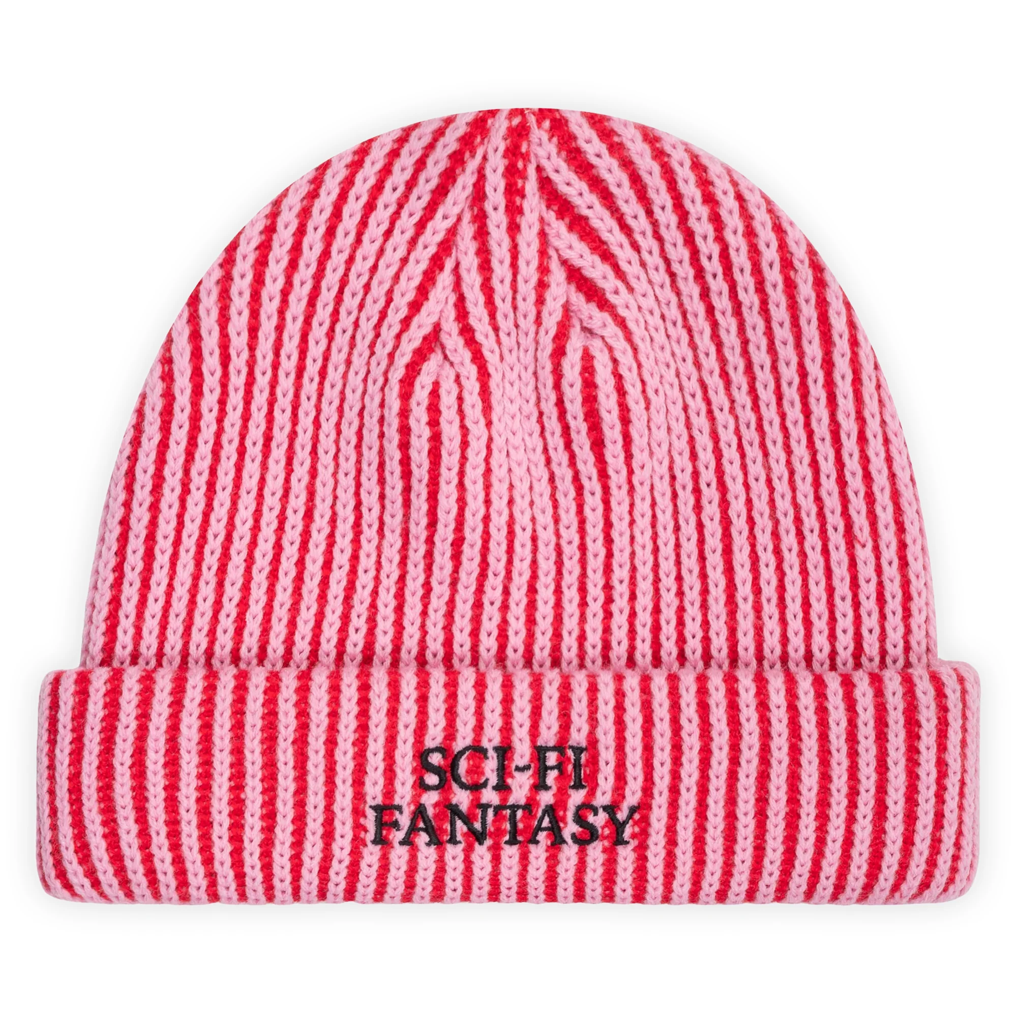 Sci-Fi Fantasy Logo Beanie - Pink / Black