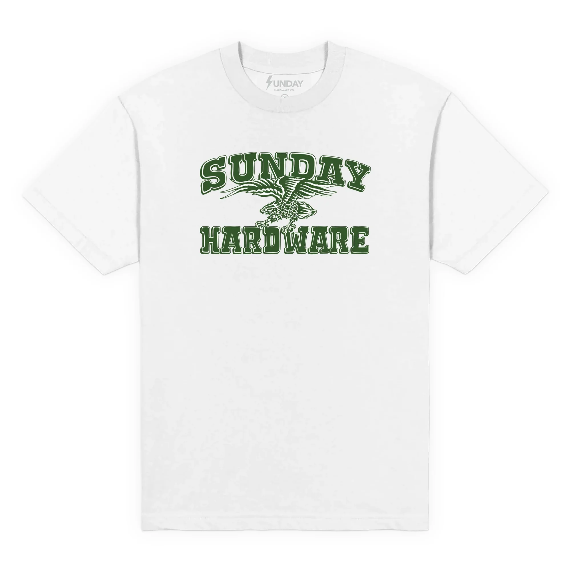 Sunday Hardware College Eagle Tee - White