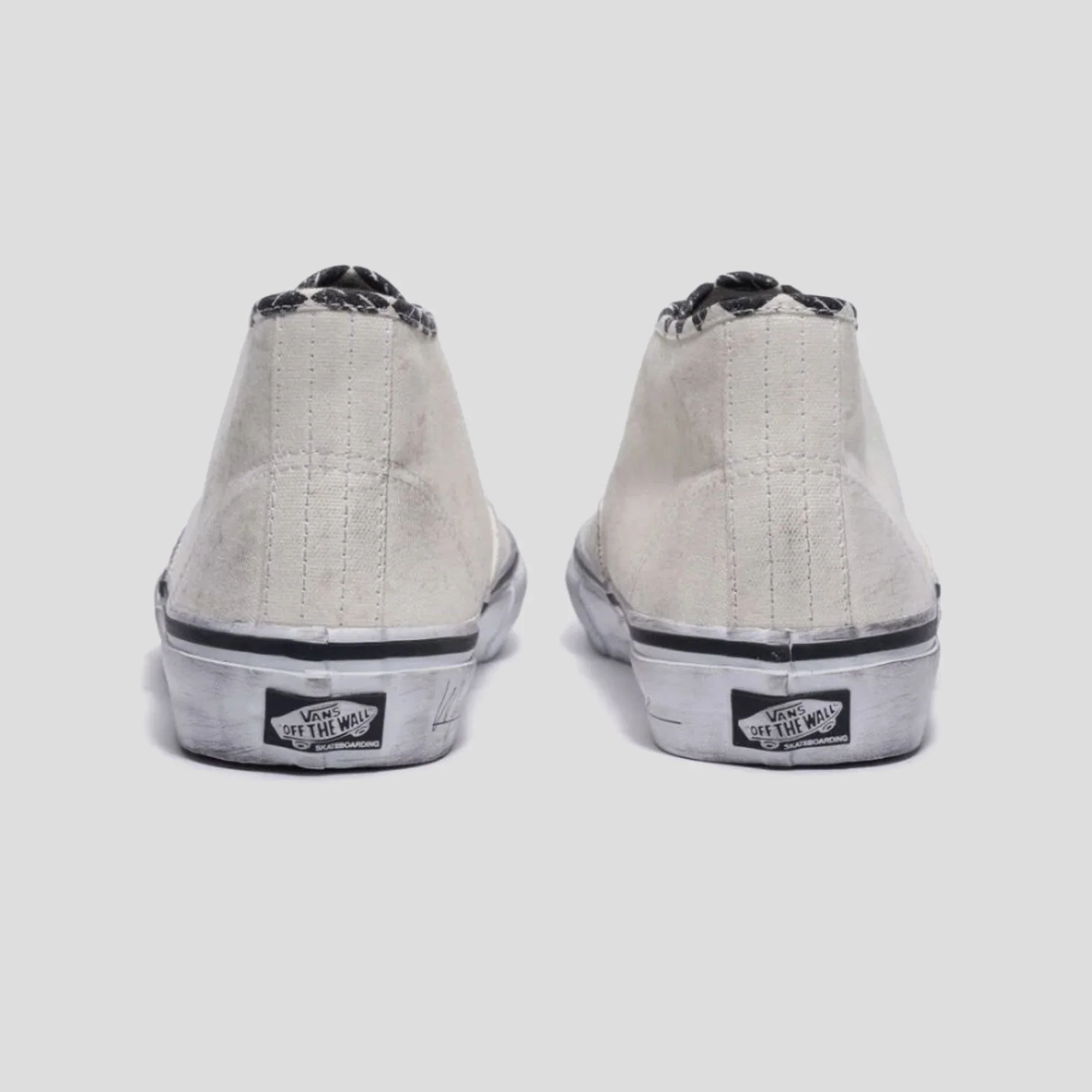 Vans & Monster Children Skate Authentic Mid Pro - Cream - Image 4