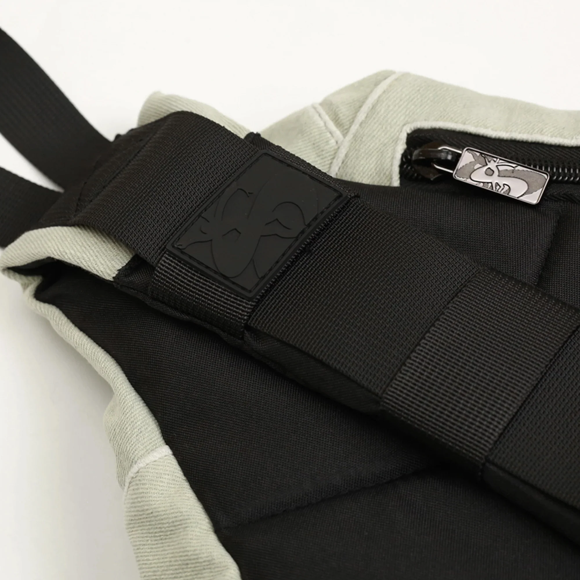 Yardsale Denim Sling Back Pack - White - Image 3